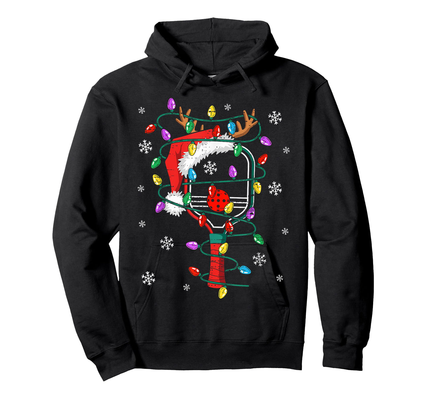 Christmas Pickleball Xmas Santa Sports Hat Mens Womens Kids T-Shirt