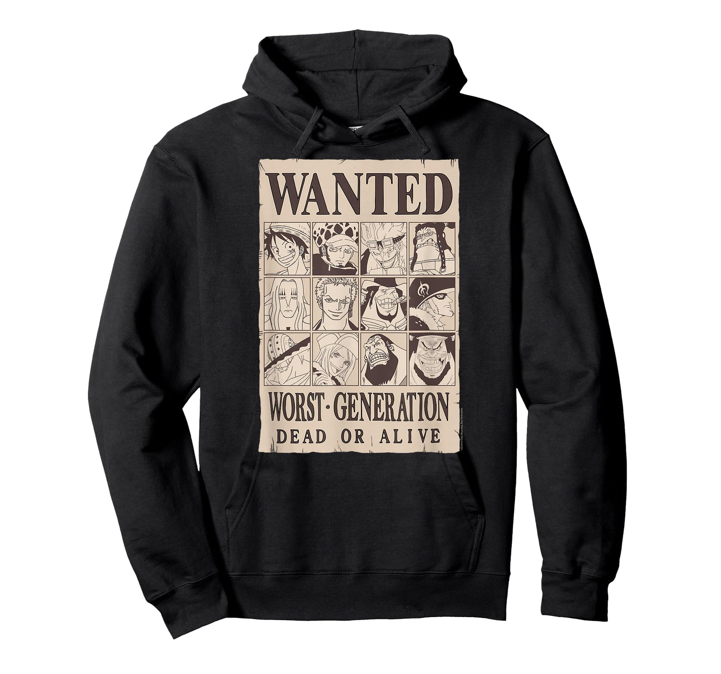 One Piece Anime Worst Generation Wanted Poster Collage T-Shirt