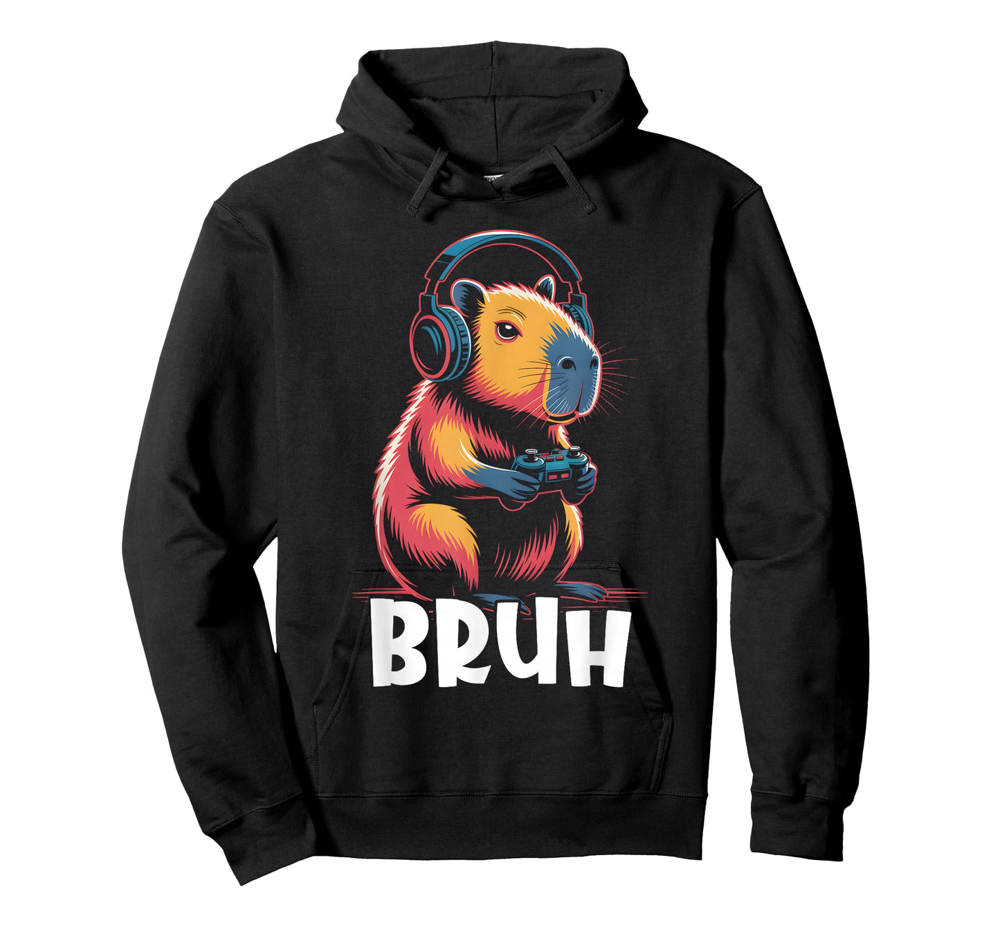 Bruh Video Games Boys Capybara T-Shirt