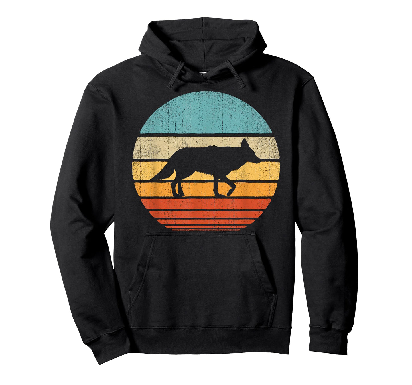Coyote Retro Vintage 60s 70s Sunset Mammal Animal Men Women T-Shirt