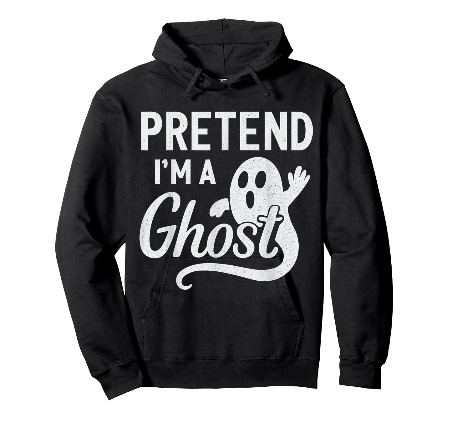 Funny Pretend I’m A Ghost Easy Costume Lazy Halloween Spooky T-Shirt