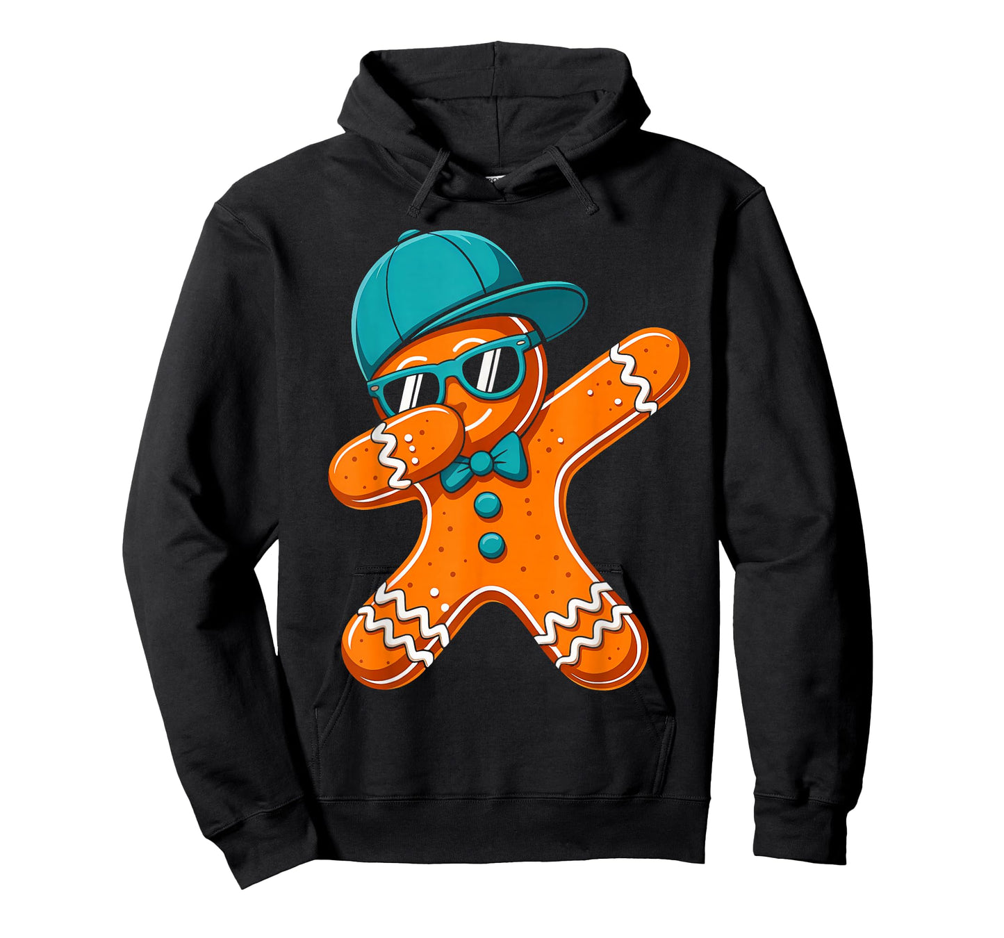 Dabbing Gingerbread Christmas Boys Kids Toddler Funny Xmas T-Shirt