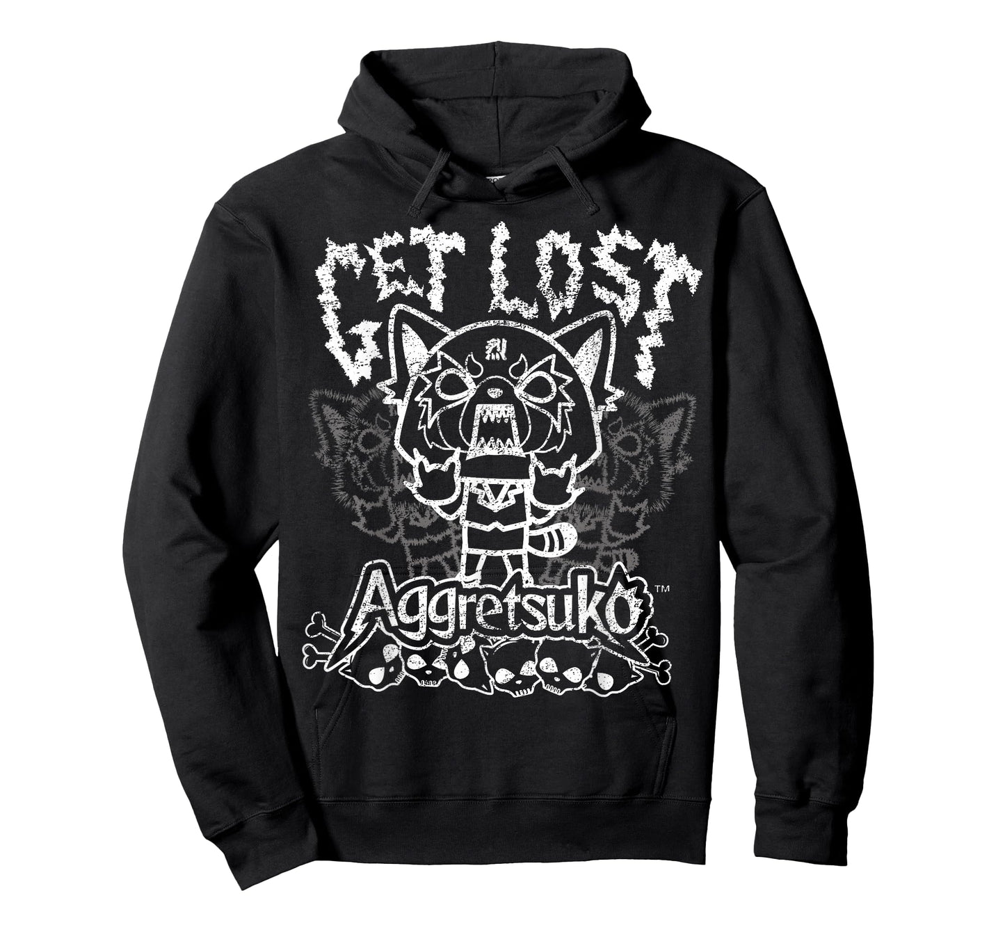 Aggretsuko Get Lost Rage Tee Shirt T-Shirt