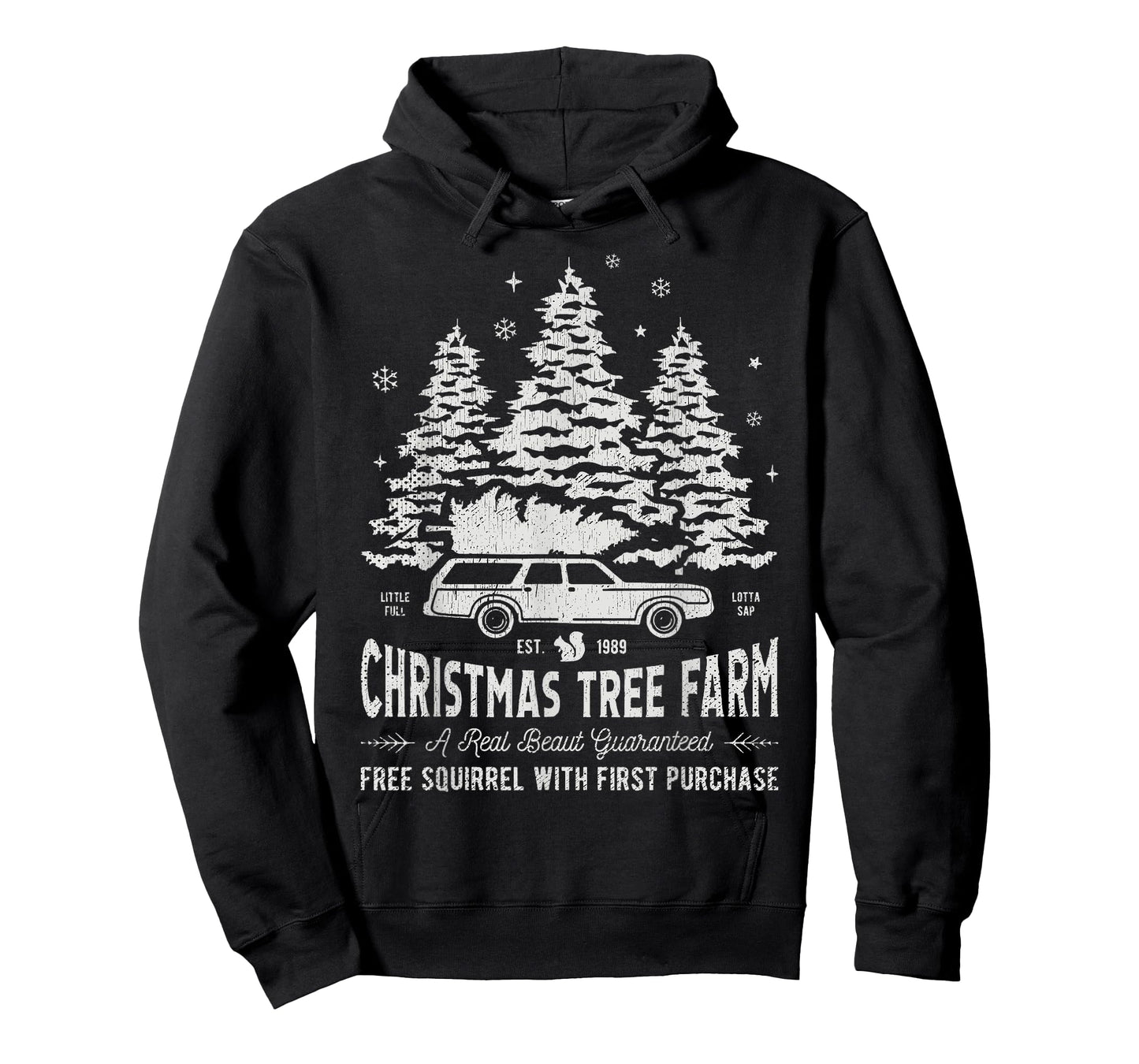 Christmas Movie Car Christmas Tree Farm Funny X-Mas T-Shirt