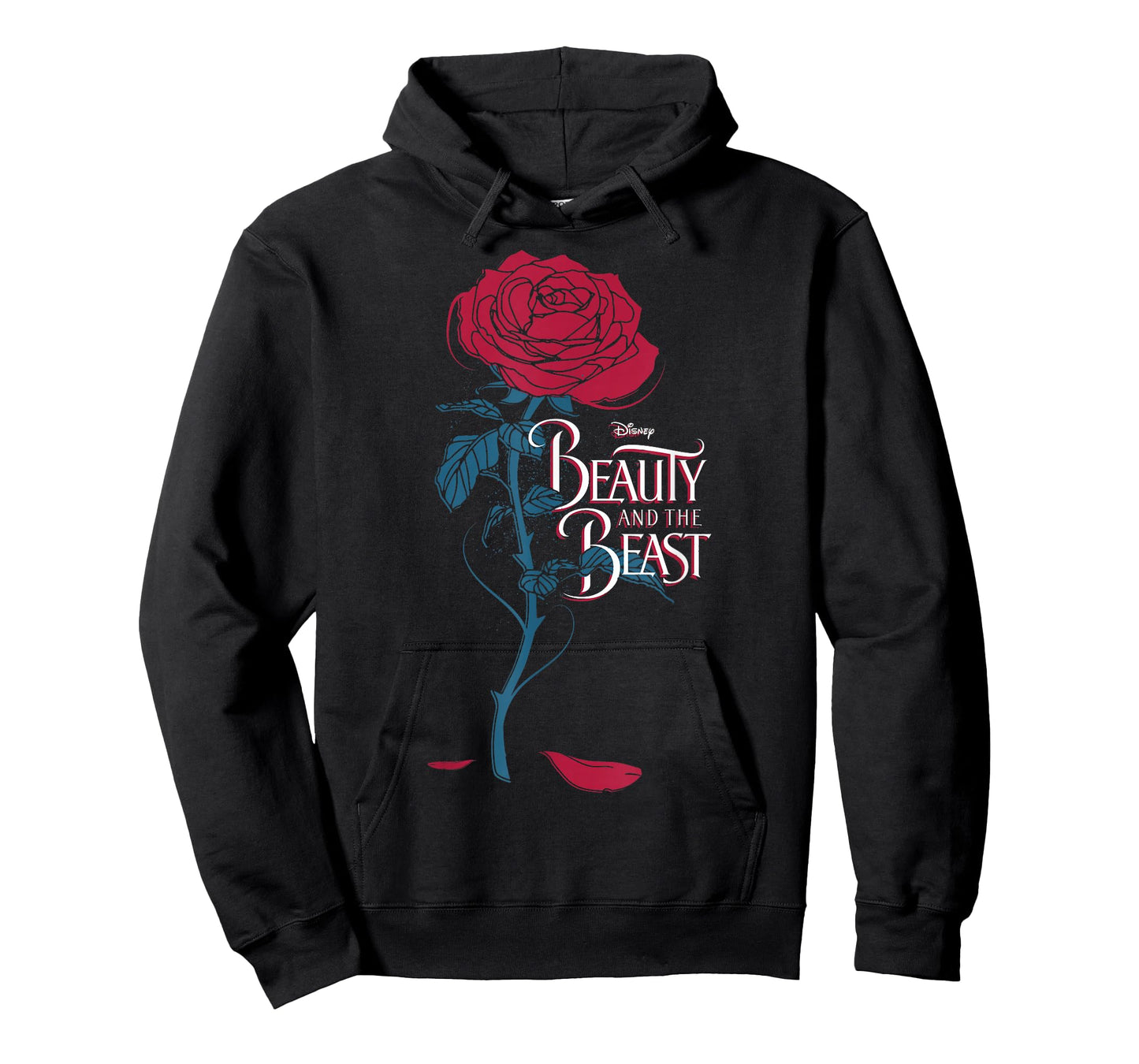 Disney Beauty & The Beast Wilting Rose Logo Graphic T-Shirt T-Shirt