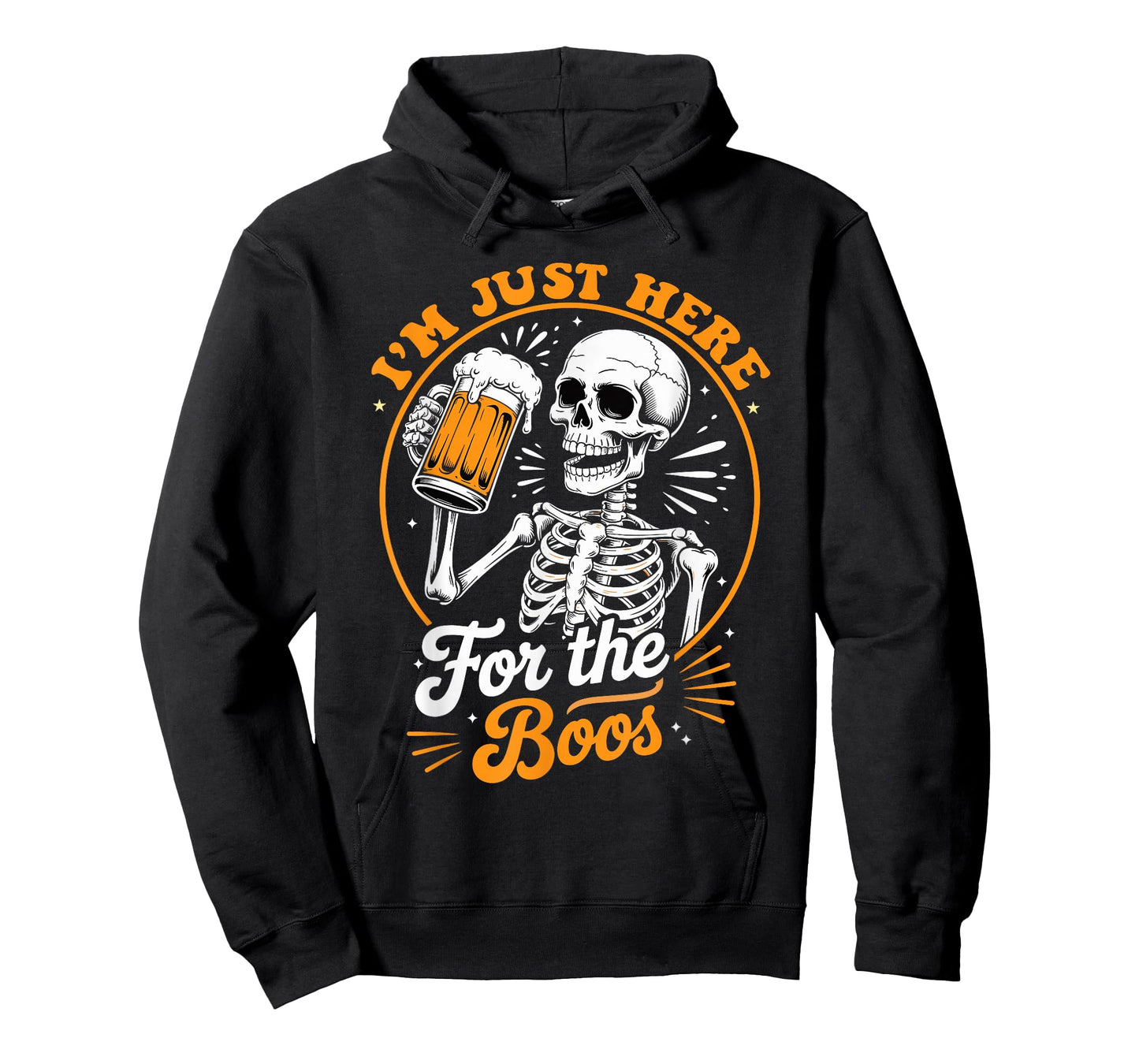 I'm Just Here for The Boos Halloween Costume Skeleton Cute T-Shirt
