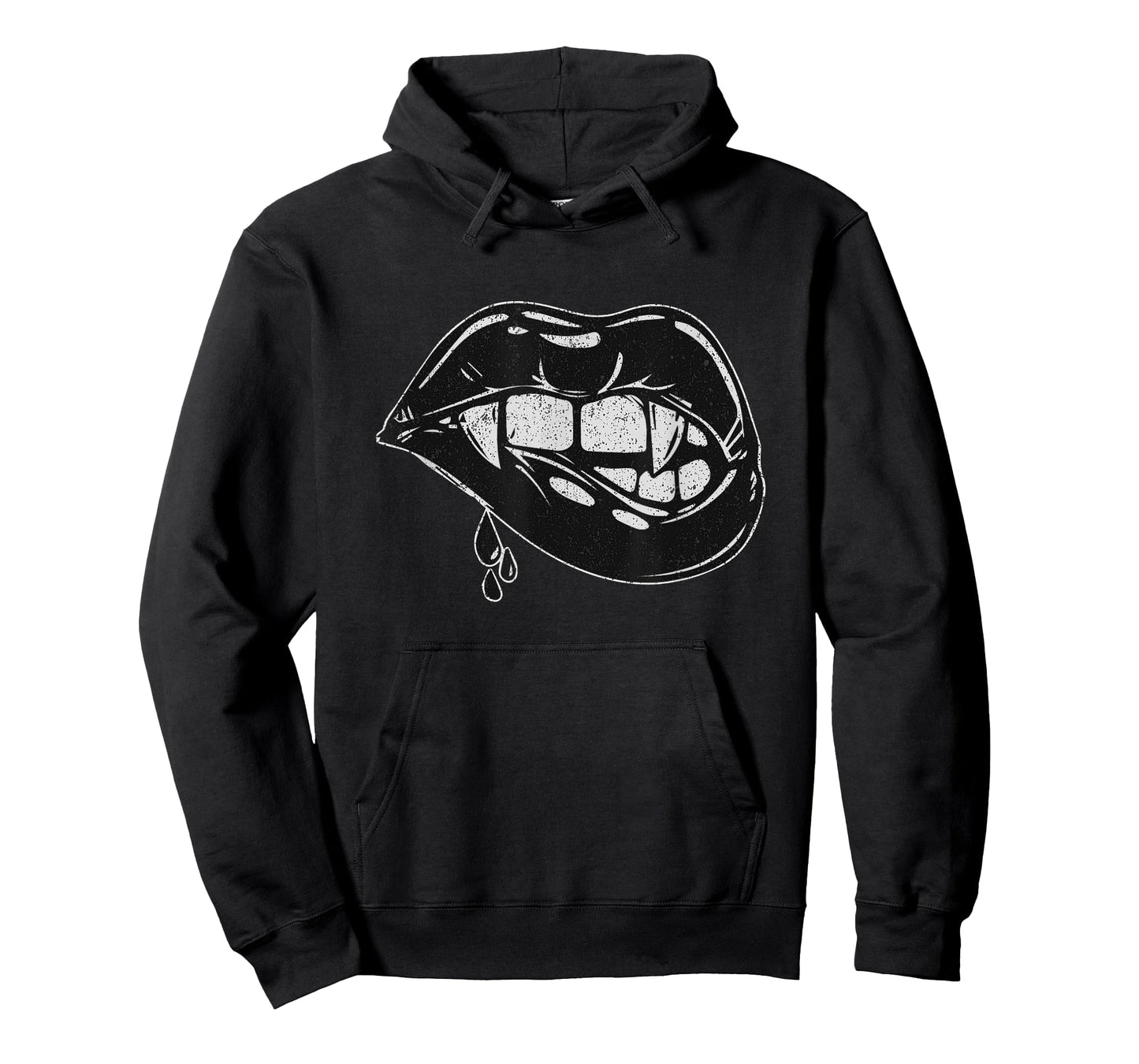 Halloween Vampire Fangs Female Lips Design T-Shirt