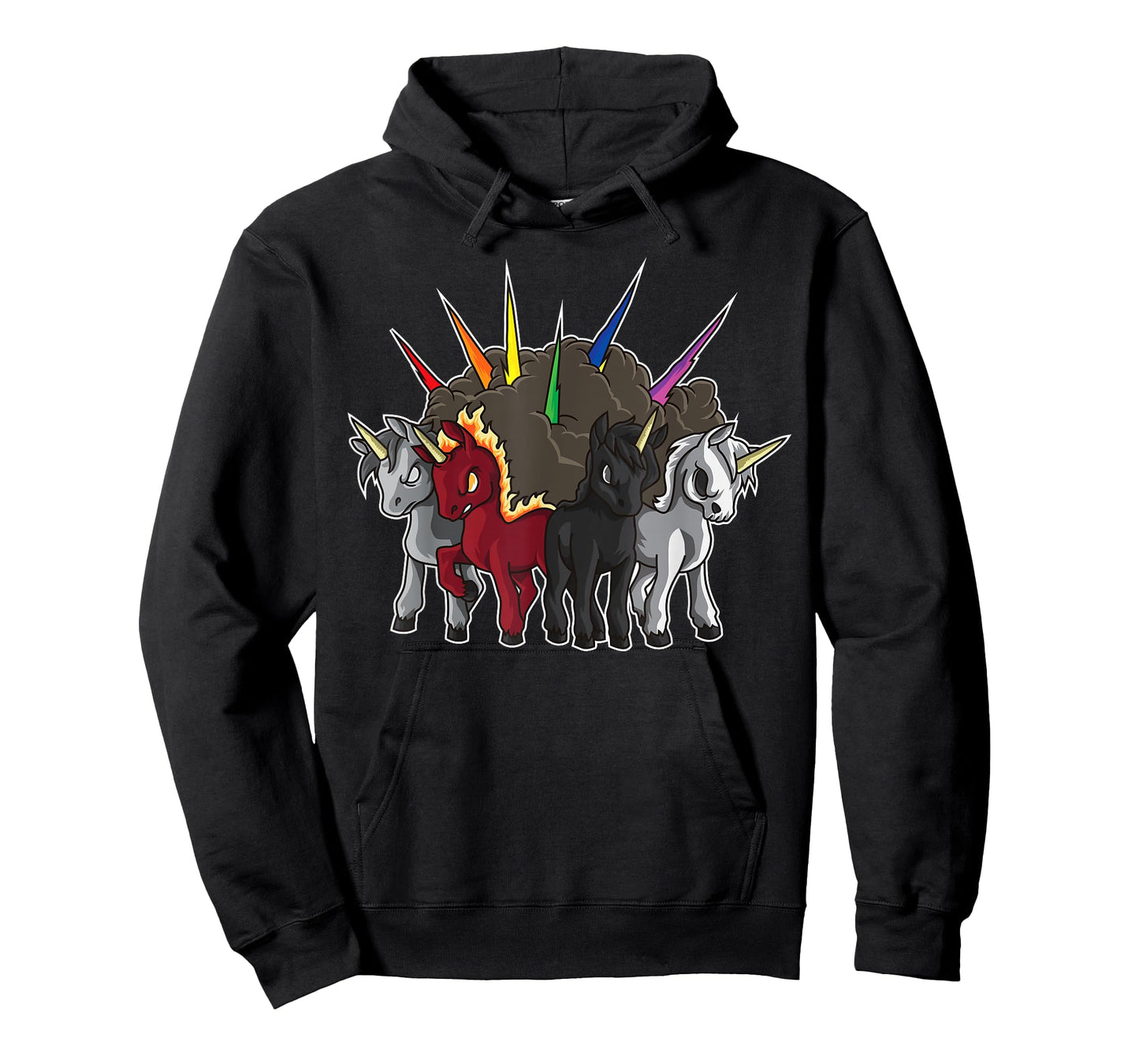 The Four Unicorns Of The Apocalypse - Horsemen Parody T-Shirt