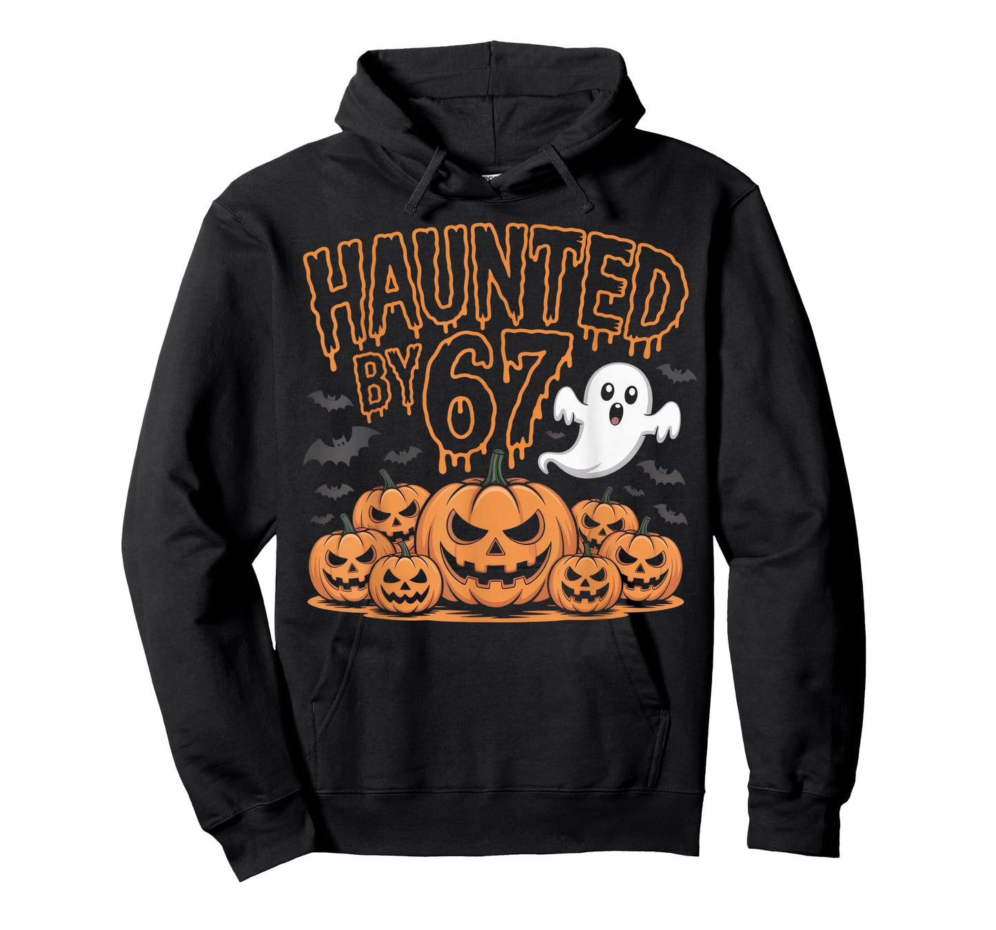 Haunted by 67 Funny Ghost and Pumpkin Halloween Costume T-Shirt