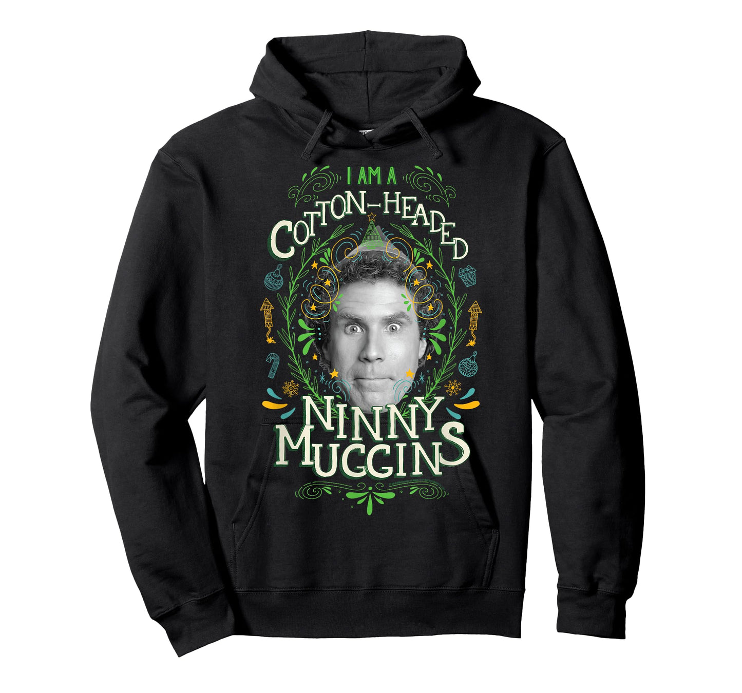 Elf Buddy I Am A Cotton-Headed Ninny Muggins T-Shirt