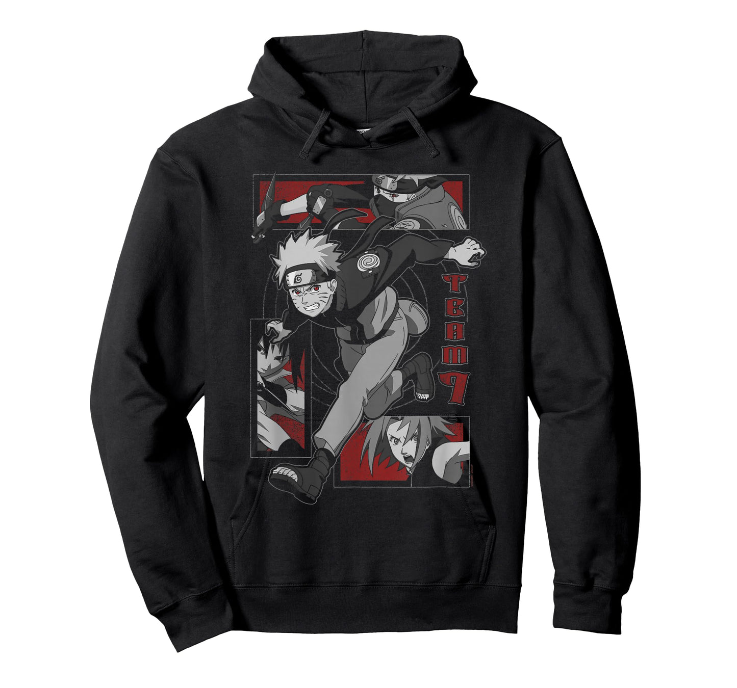 Naruto Shippuden Grunge Team 7 Anime T-Shirt