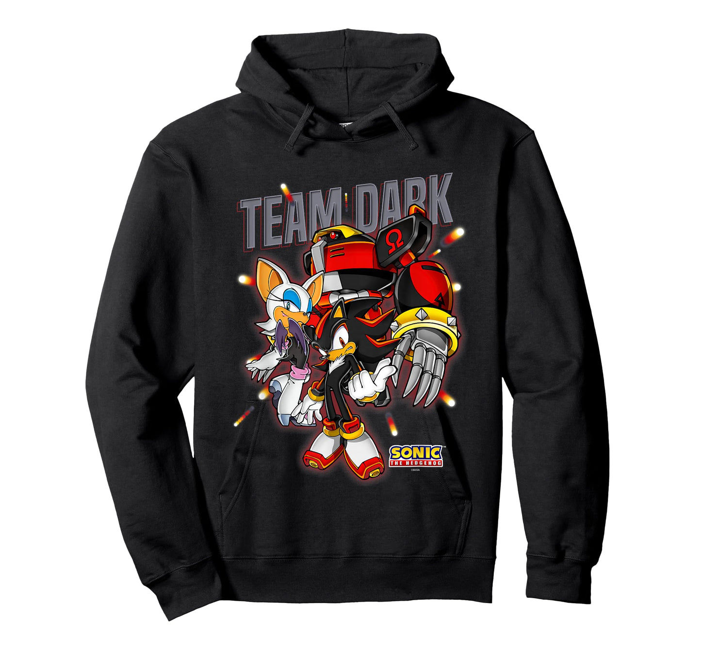 Sonic The Hedgehog Team Dark Omega Rouge & Shadow T-Shirt