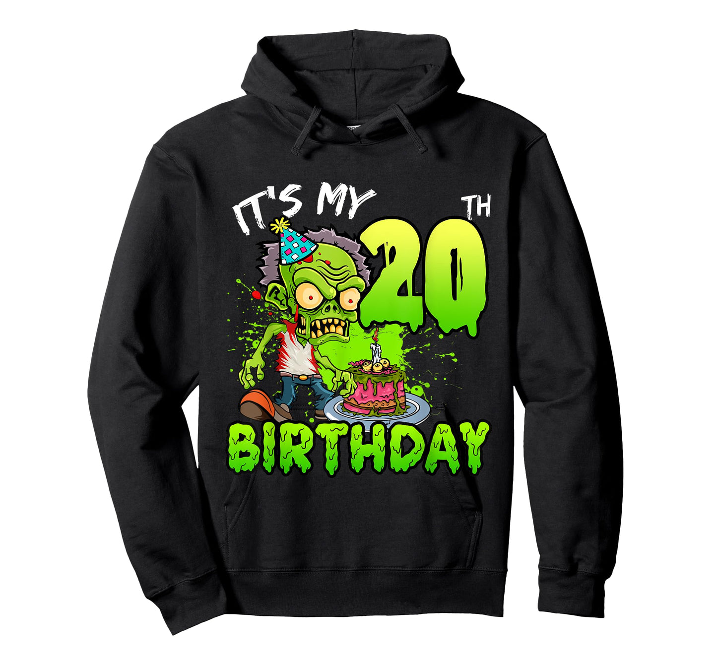 It's My 20th Birthday Zombie Lover 20 Year Old Boys Girls T-Shirt