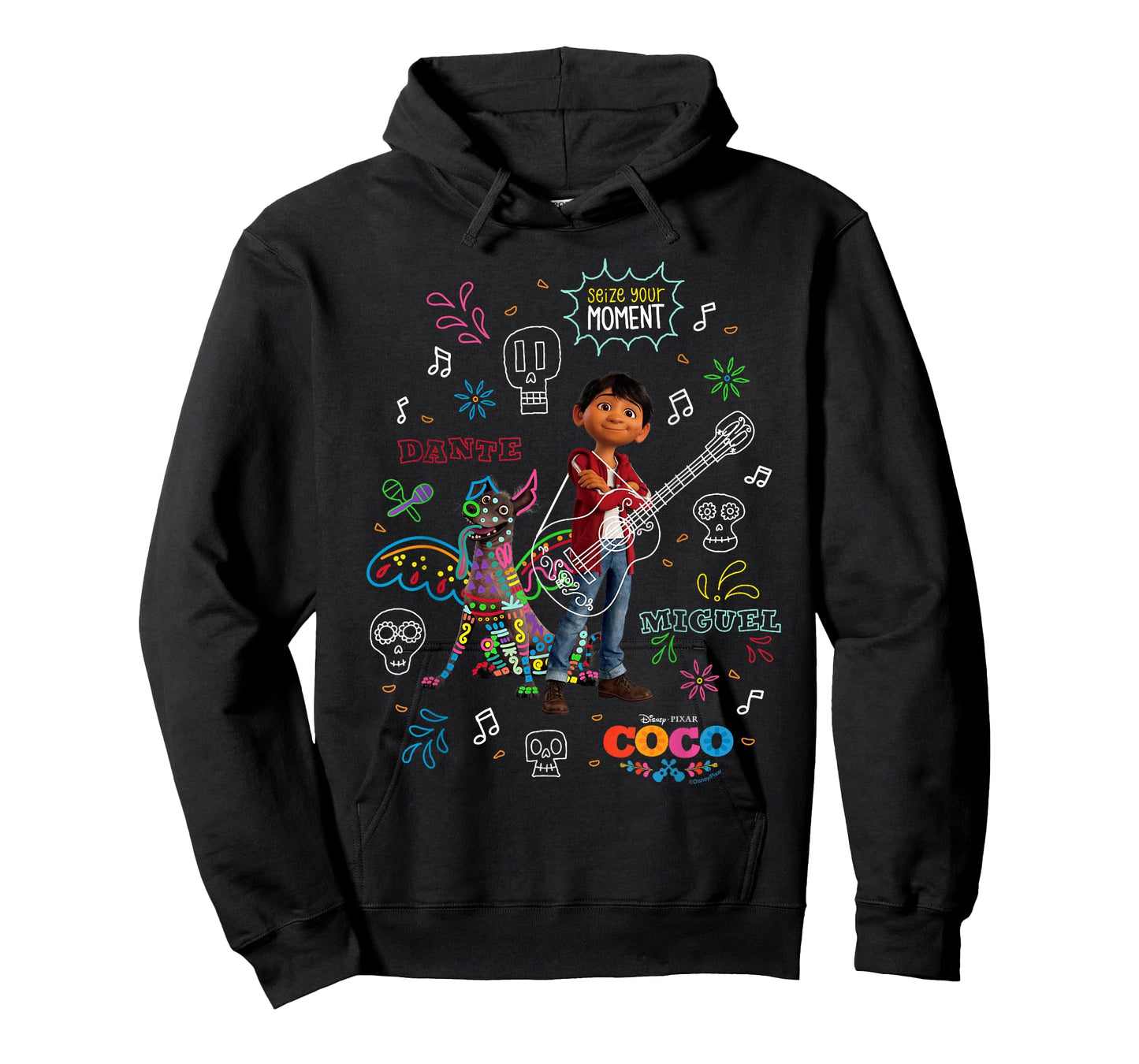 Disney and Pixar's Coco Miguel and Dante Seize Your Moment T-Shirt