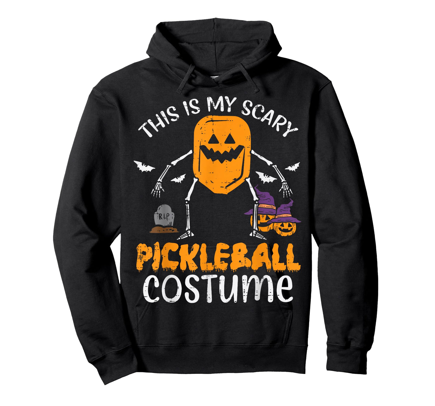 This Is My Scary Pickleball Costume Halloween Men Women Kids T-Shirt