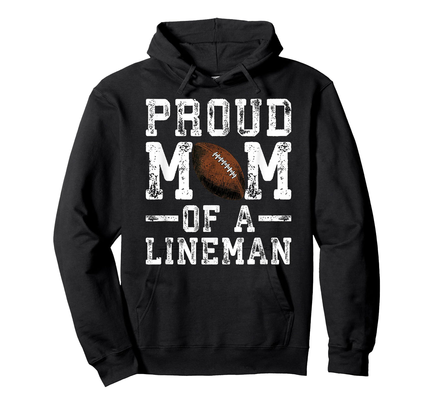 Women's Proud Mom Of A Lineman Football T-Shirt