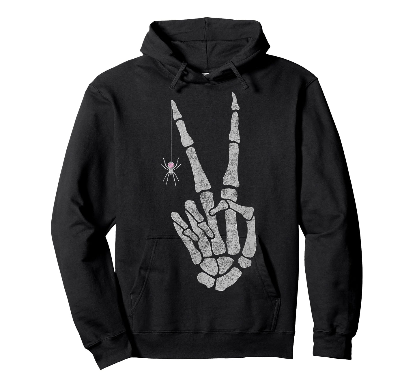 Skeleton Hands Peace Sign T-Shirt