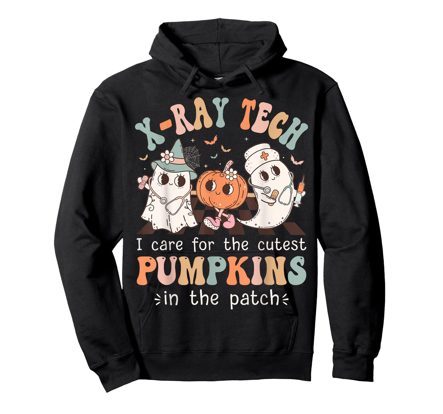 XRay Tech Boo Crew Funny Halloween Radiology Technologist T-Shirt