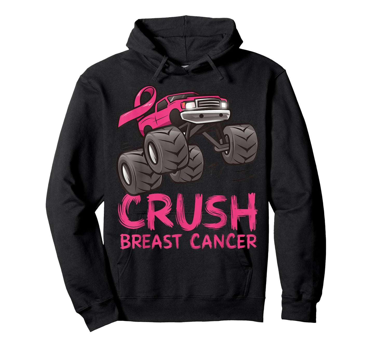 Crush Breast Cancer Pink Ribbon Awareness For Kids T-Shirt
