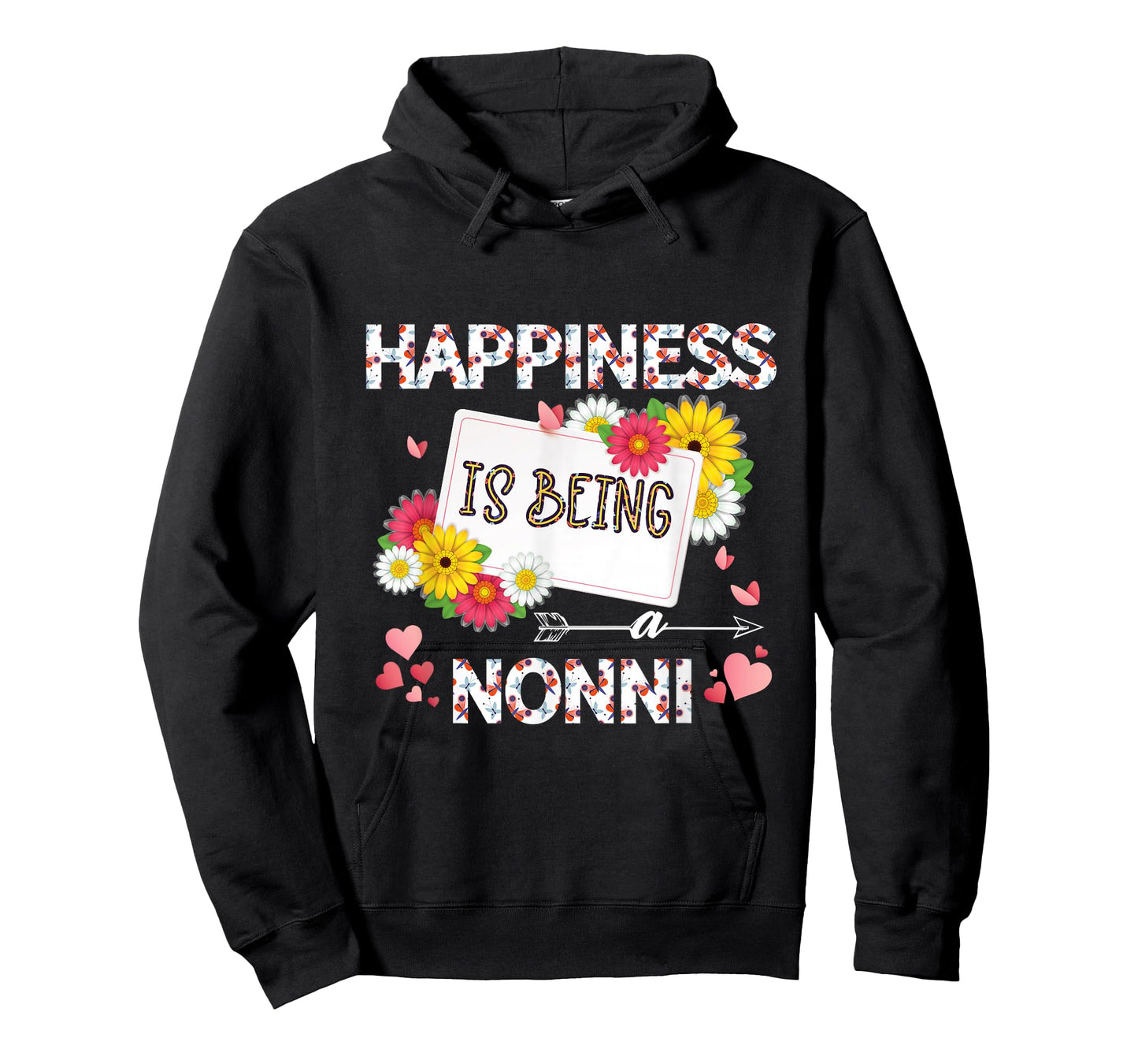 Happiness is Being a Nonni, Grandmother T-Shirt