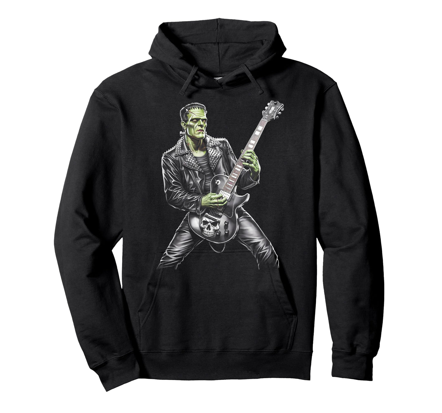 Frankenstein Playing Guitar Player Rock Music Guitarist T-Shirt