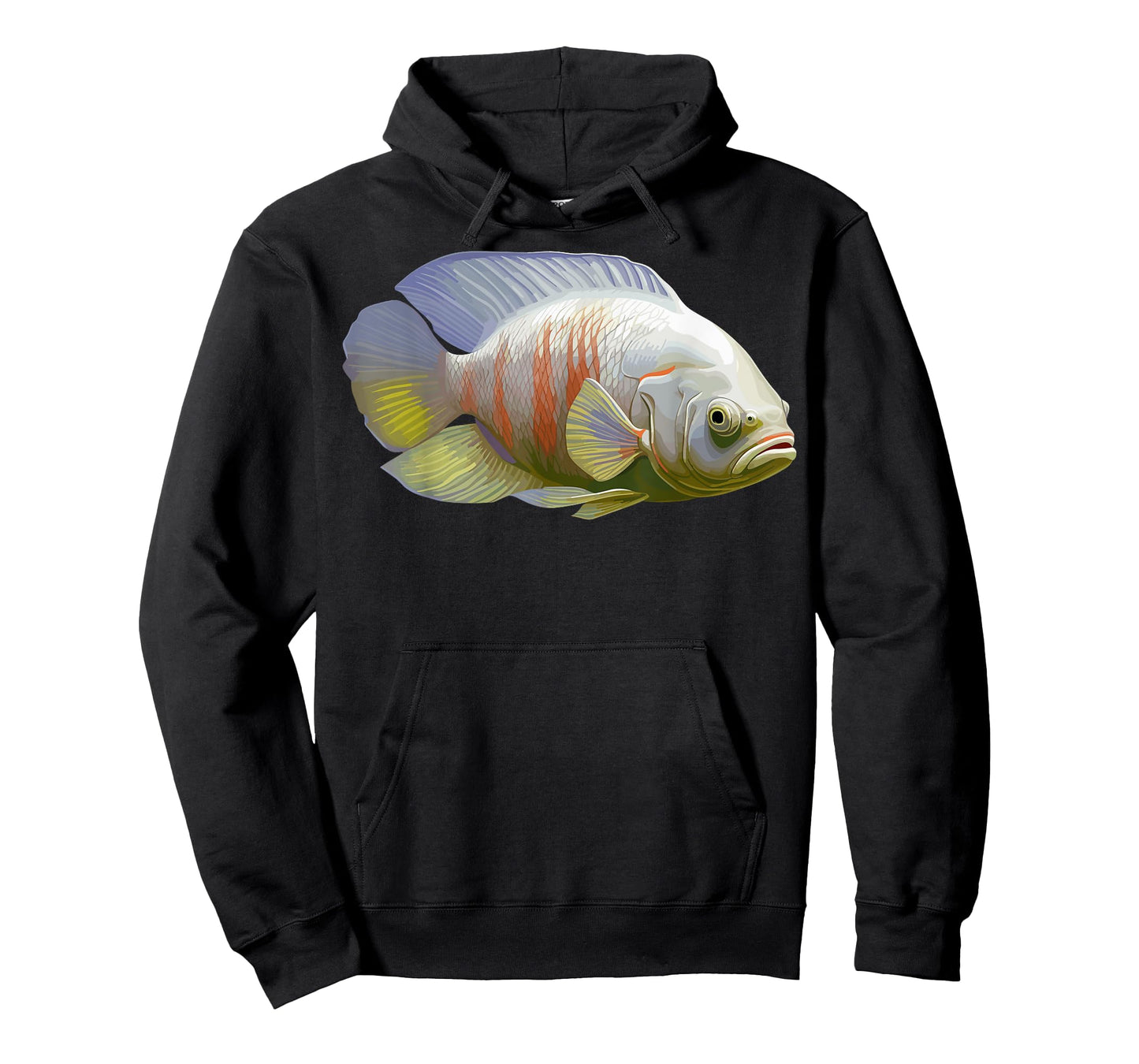 Albino Oscar Fish American Cichlid for Monster Fish T-Shirt
