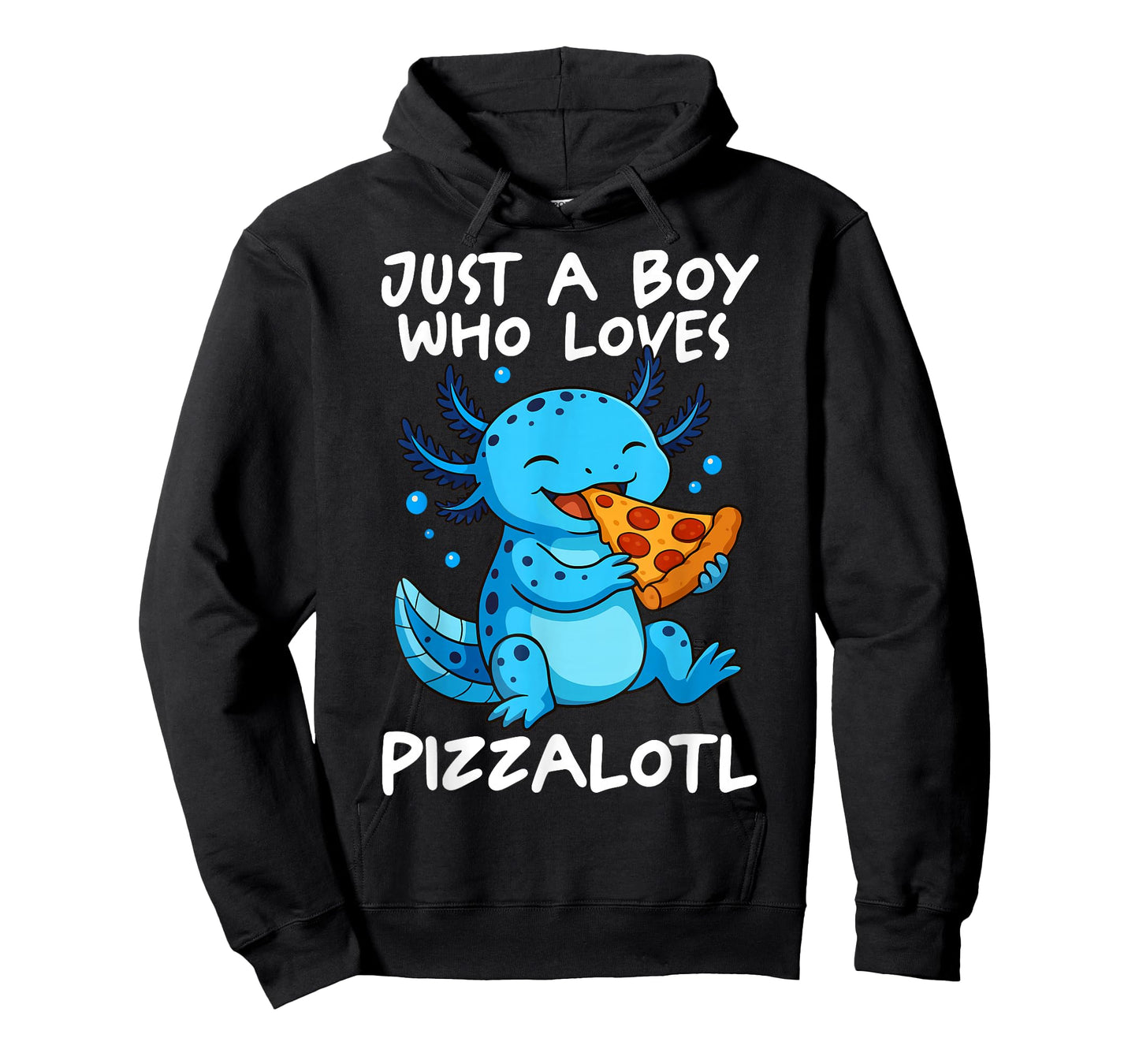 Just A Boy Who Loves Pizzalotl Axolotl T-Shirt