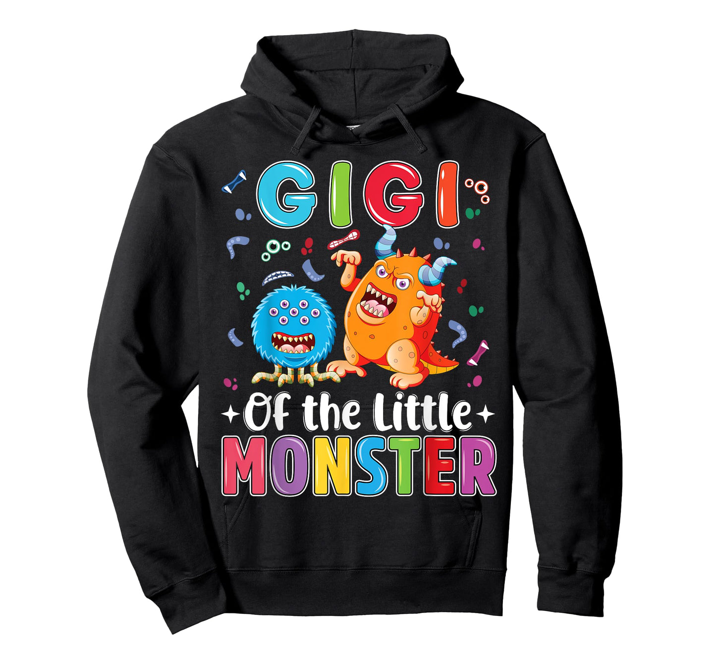 Gigi Of The Little Monster Birthday Family Monster T-Shirt