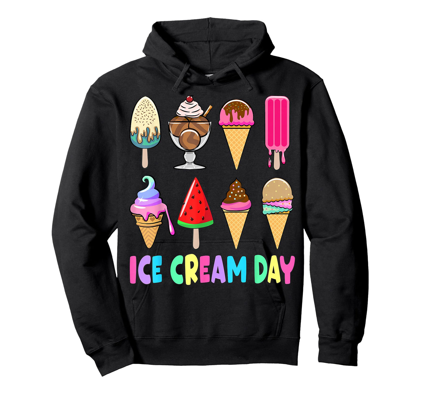 Ice Cream Day Shirt Toddler Ice Cream Party Women Men Kids T-Shirt
