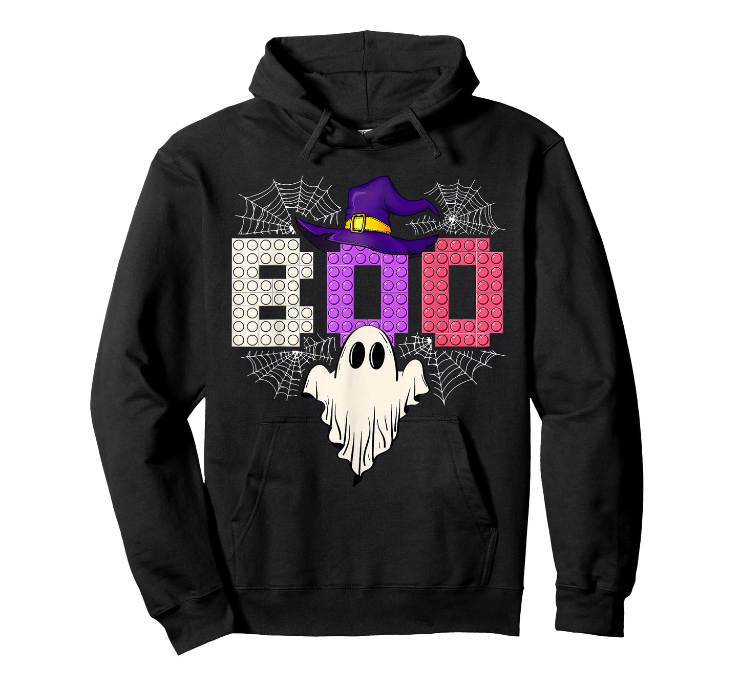Halloween Boo Ghost Master Builder Blocks Building Boy Kids T-Shirt