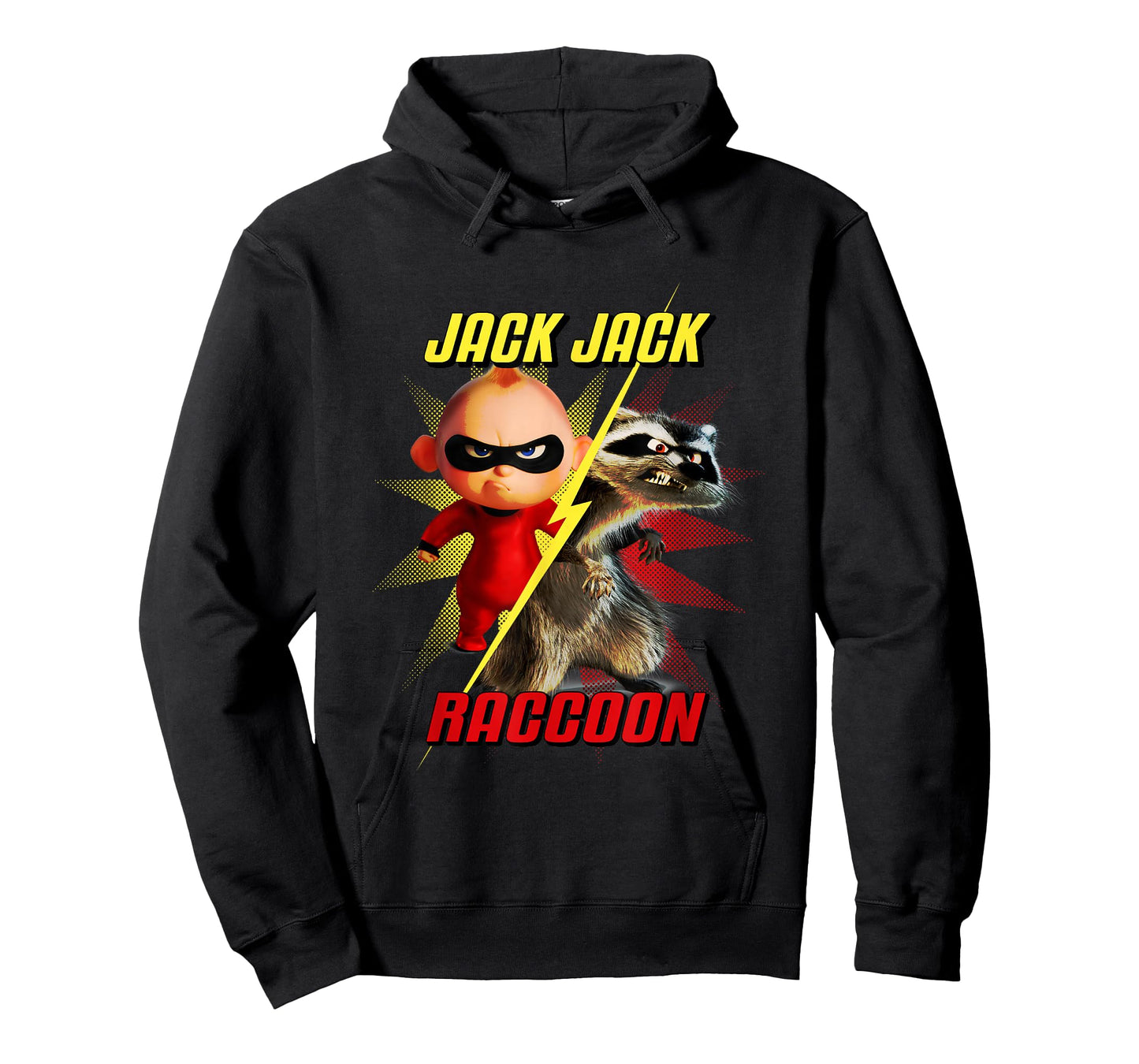 Disney Pixar The Incredibles 2 Jack-Jack vs. Raccoon Retro T-Shirt