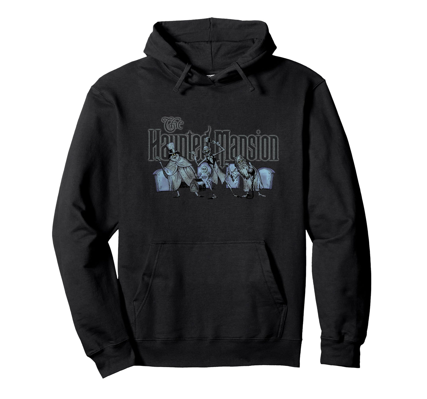 The Haunted Mansion The Hitchhiking Ghosts Big Chest Poster T-Shirt