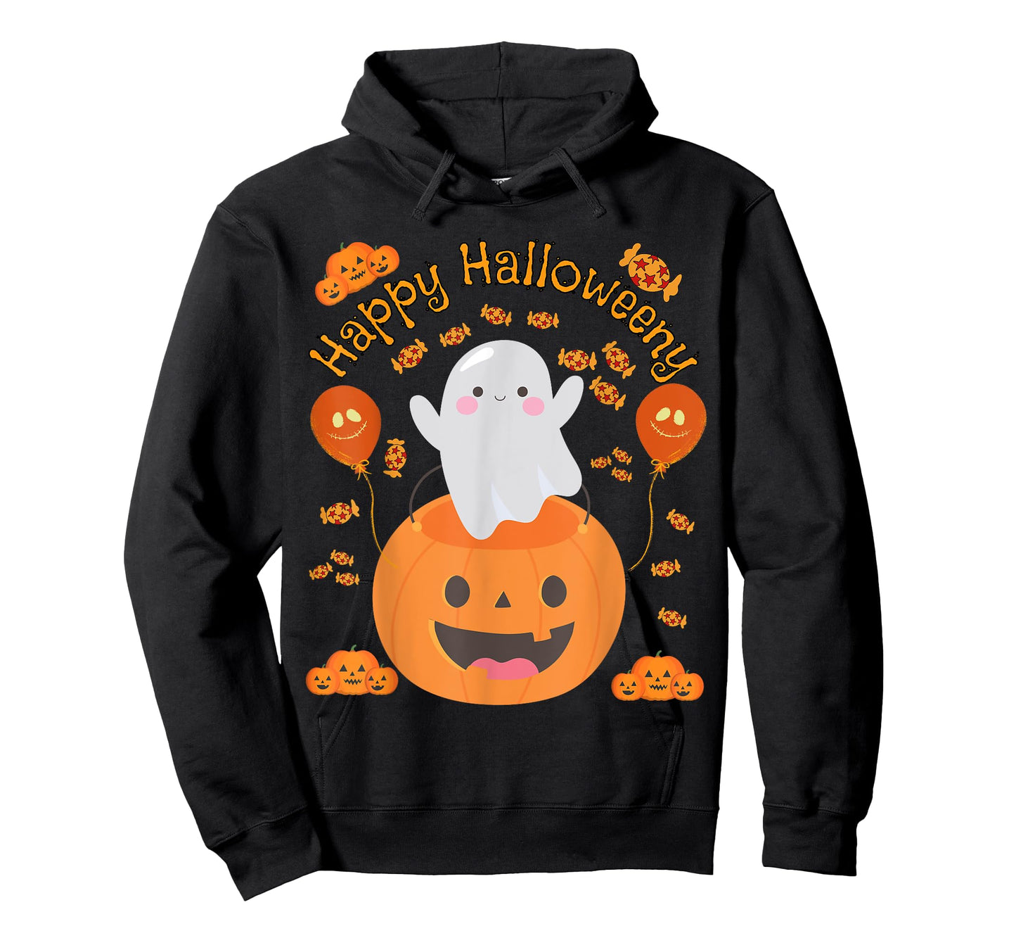 Happy Halloween -y Cute Boys and Girls Costume as a Ghost T-Shirt