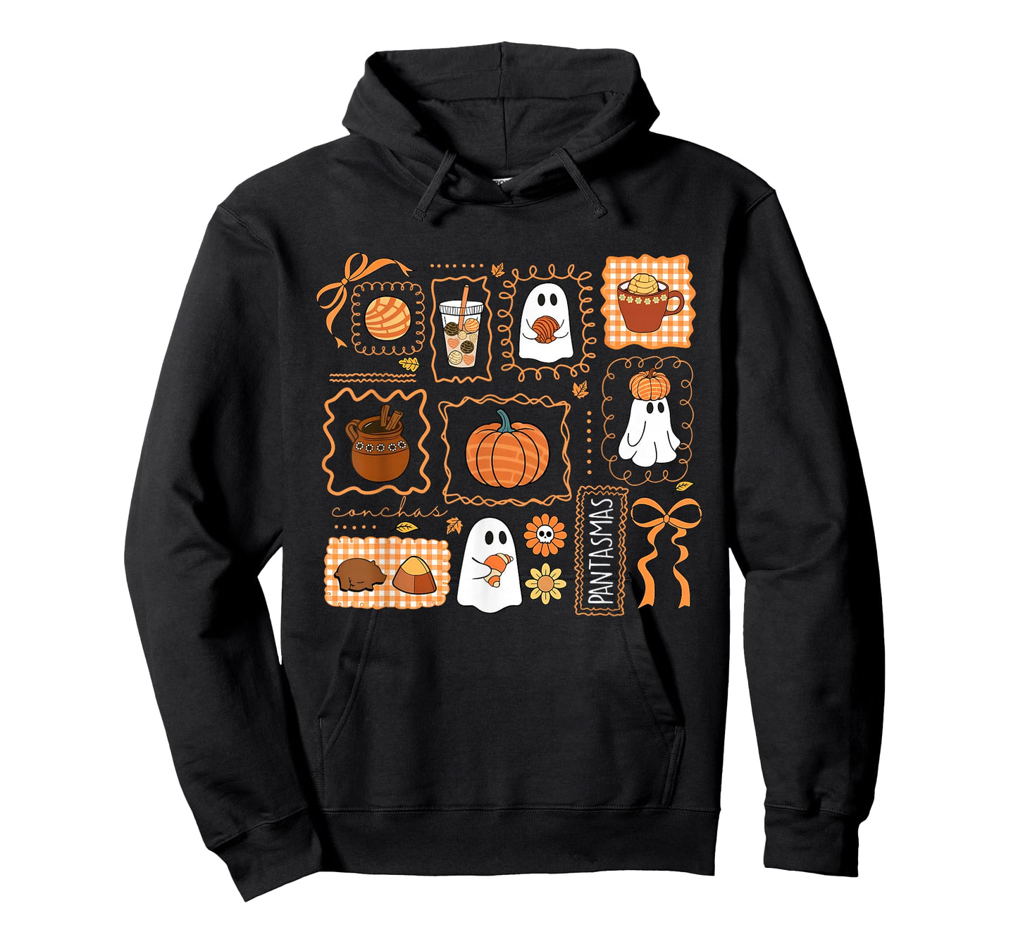 Pantasmas Ghost Funny Spooky Conchas Mexican Ghost Halloween T-Shirt