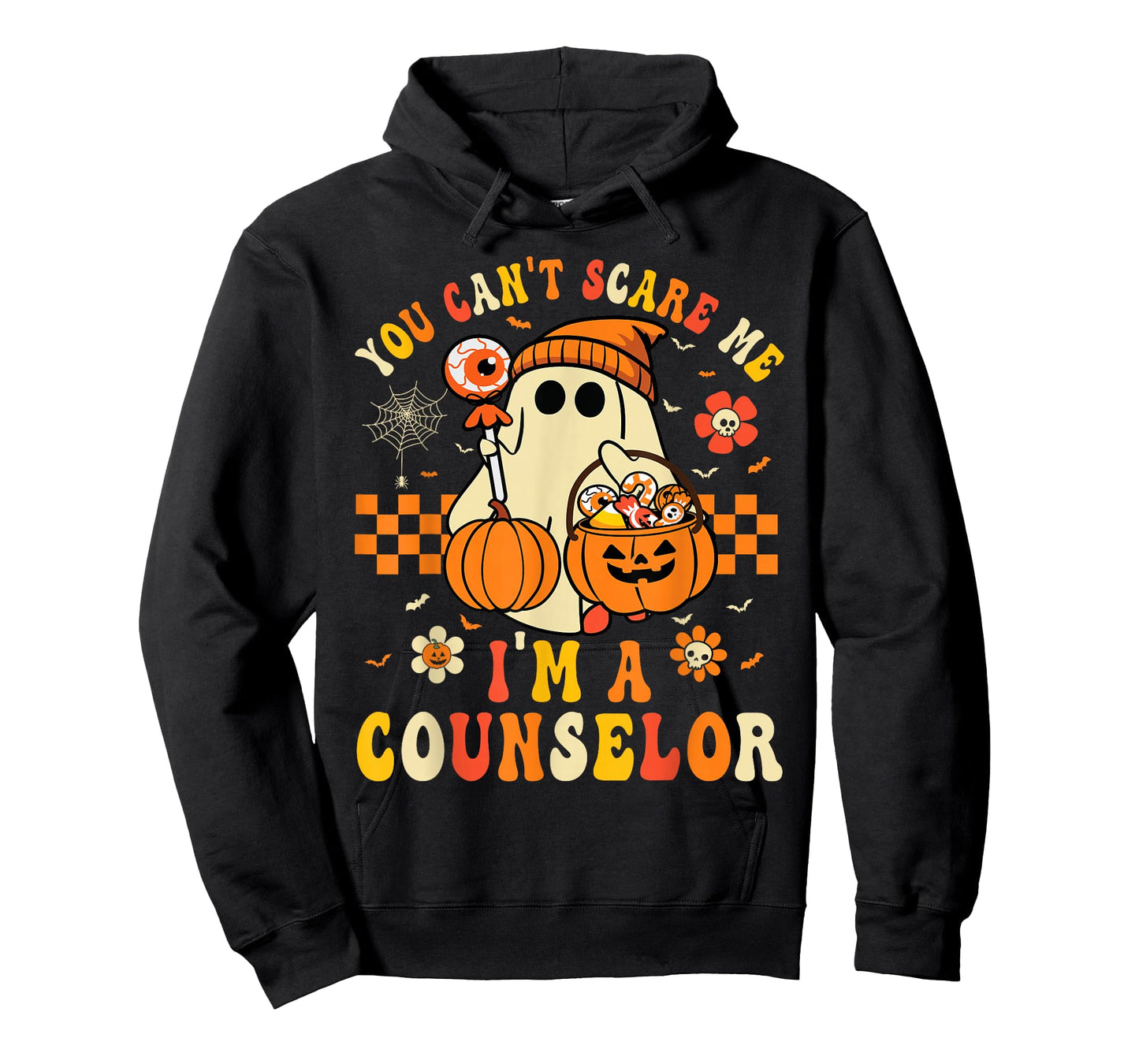 You Can't Scare Me I'm A Counselor Halloween Funny Men Women T-Shirt