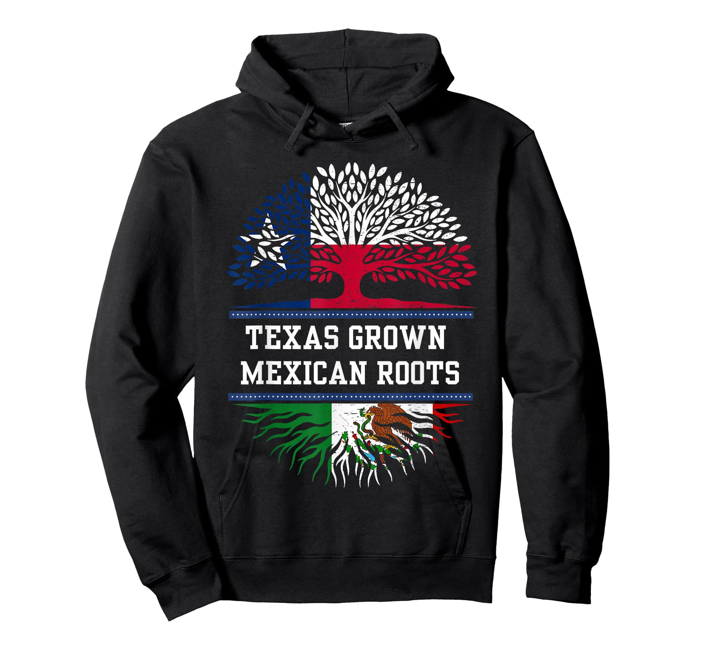Texas Grown with Mexican Roots - Mexico T-Shirt