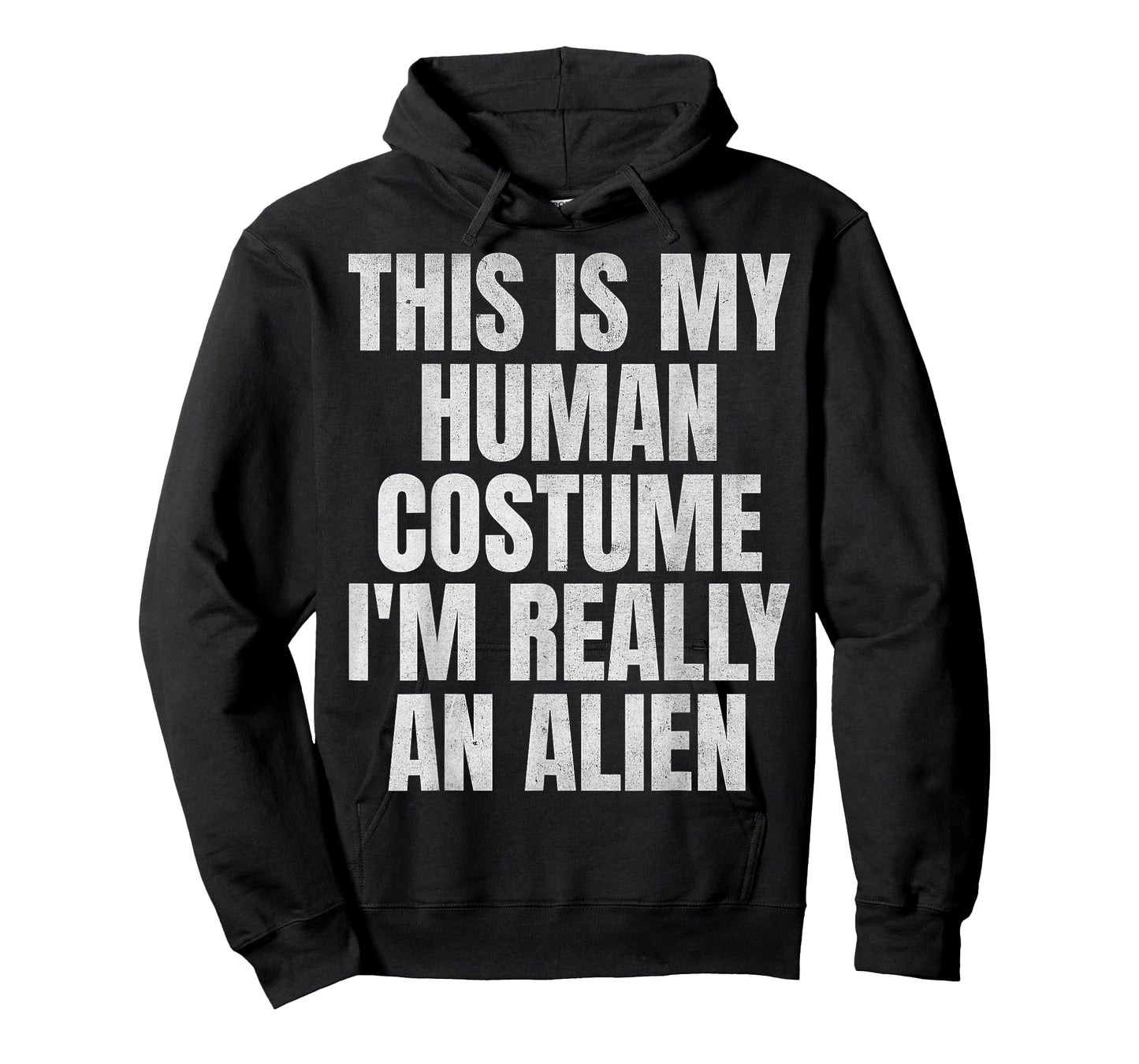 This Is My Human Costume Funny Lazy Halloween Alien Costume T-Shirt