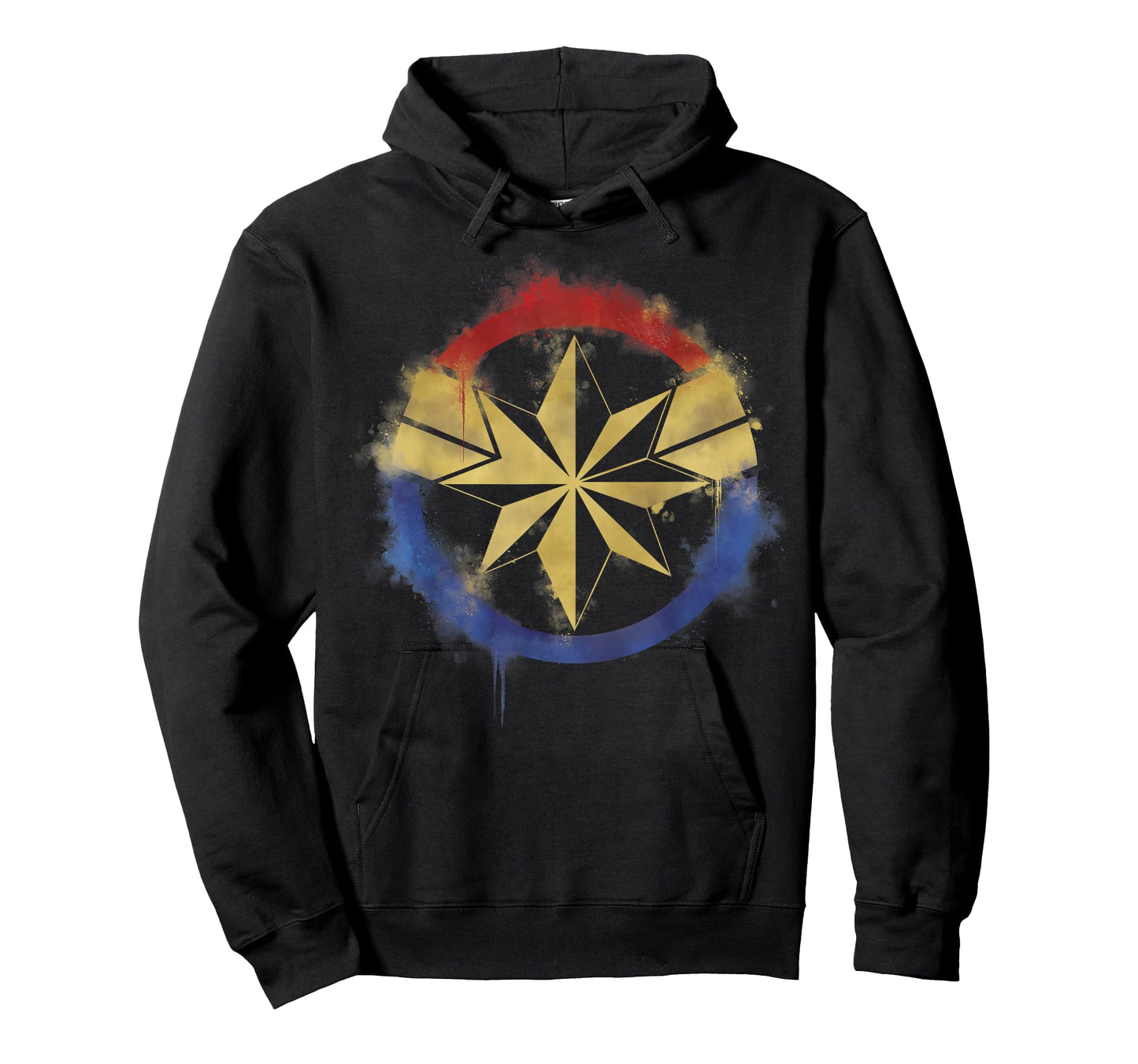 Marvel Avengers Endgame Captain Marvel Spray Paint Logo T-Shirt