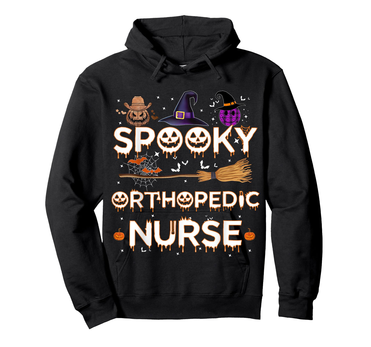 Orthopedic Nurse Halloween Costume Pumpkin Orthopedic Nurse T-Shirt