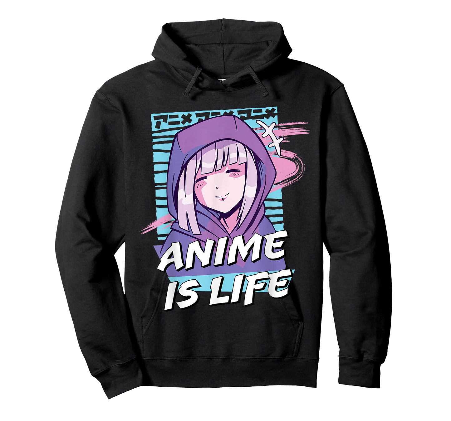 Anime is Life | Cute Anime Girl Otaku Graphic T-Shirt