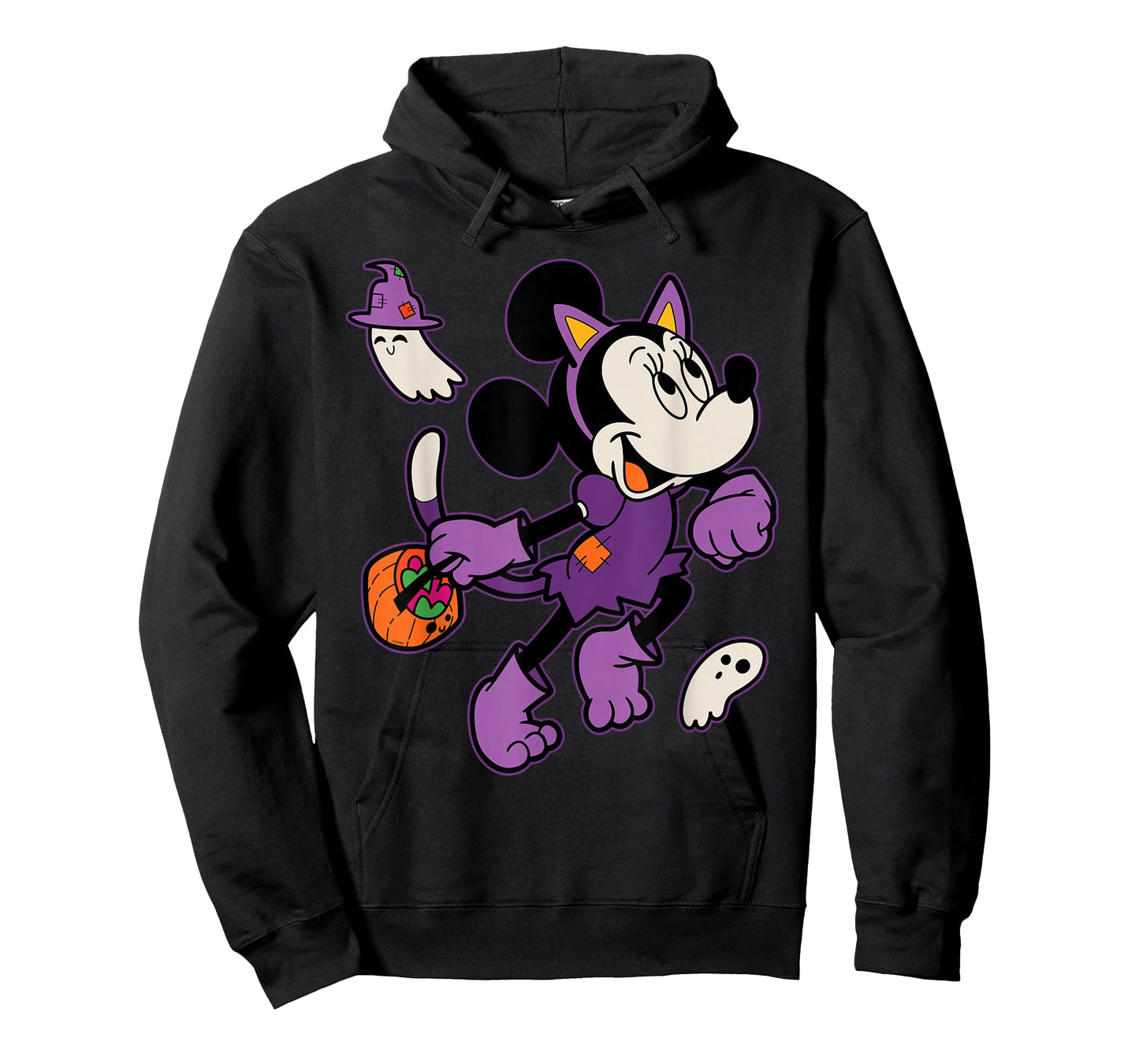 Disney Minnie Mouse in Cat Costume Spooky Cute Halloween T-Shirt