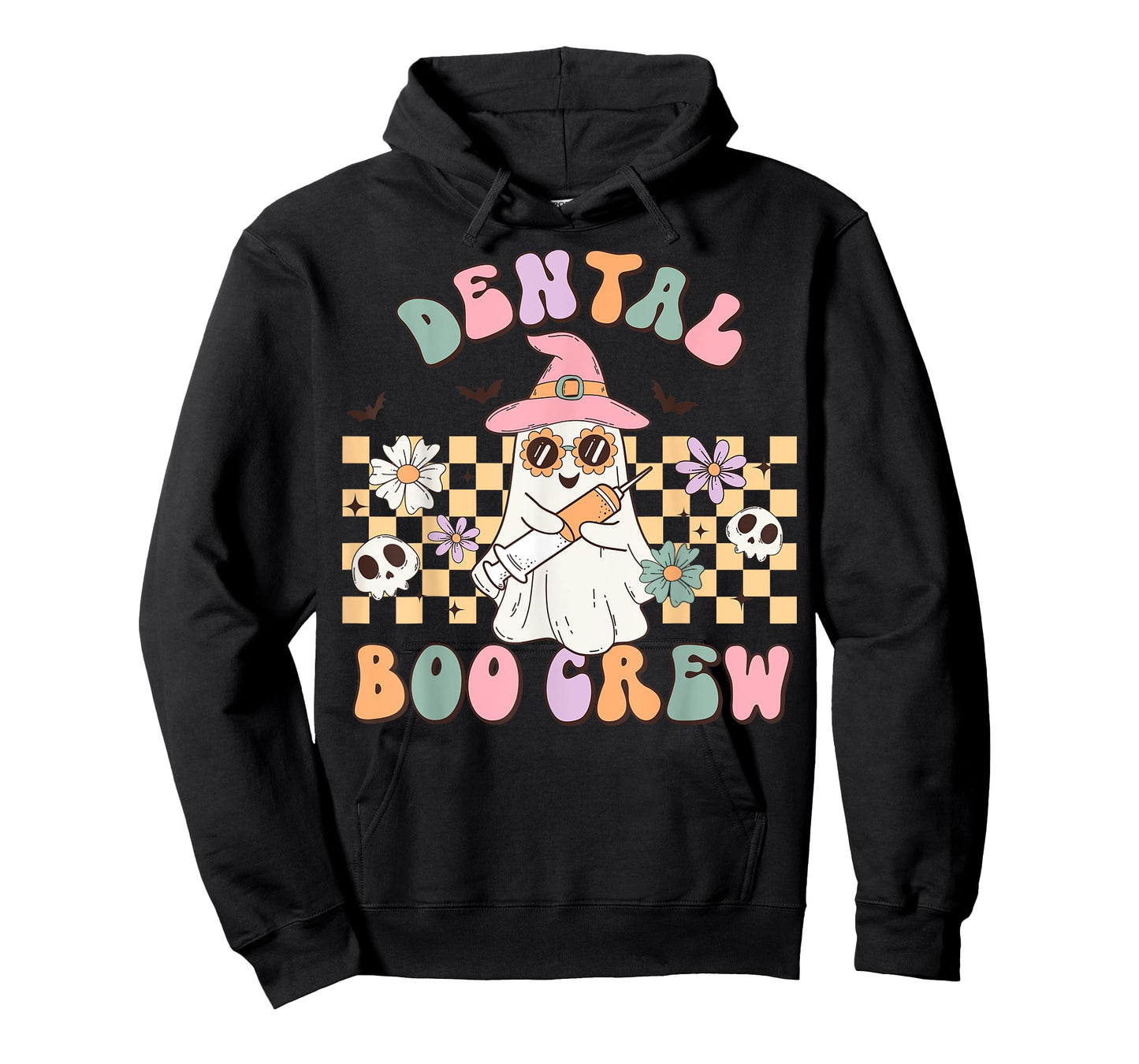 Dental Boo Crew Retro Halloween Dental Assistant T-Shirt