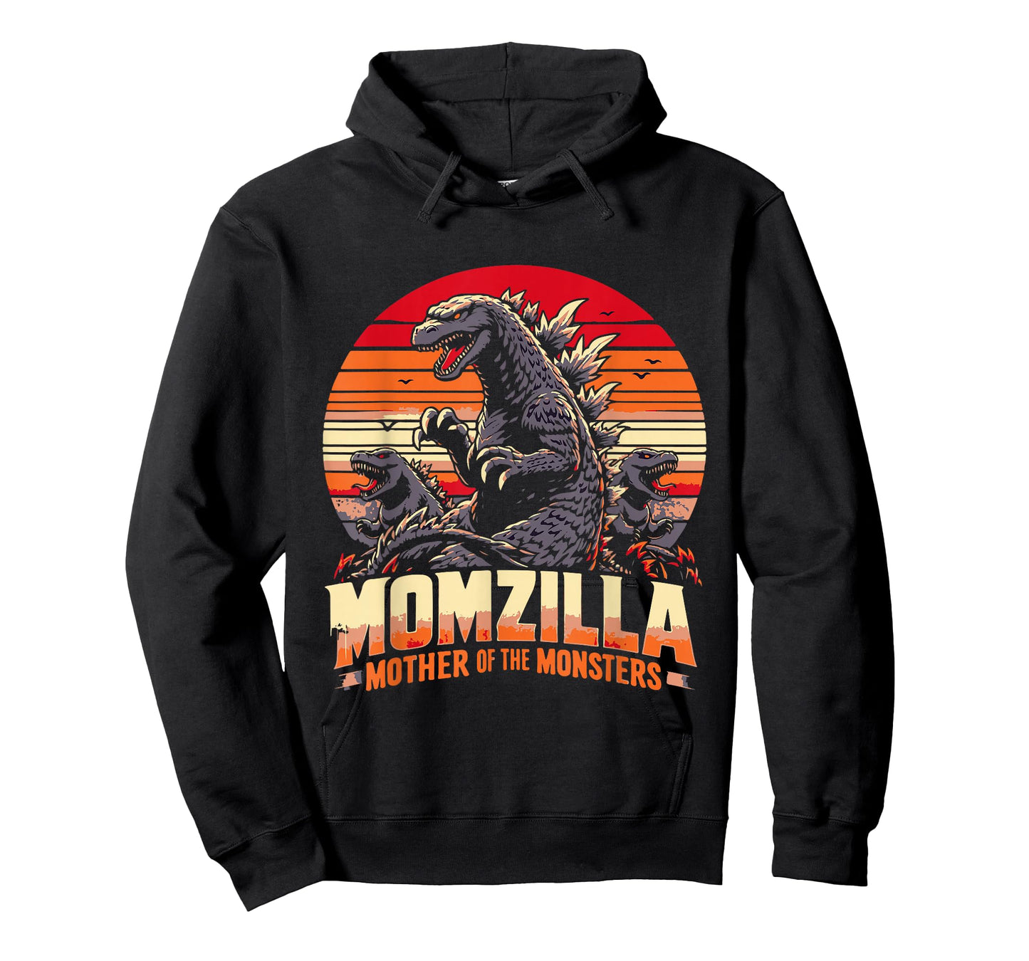 funny Momzilla Mother Of Monsters Retro birthday Mothers day T-Shirt