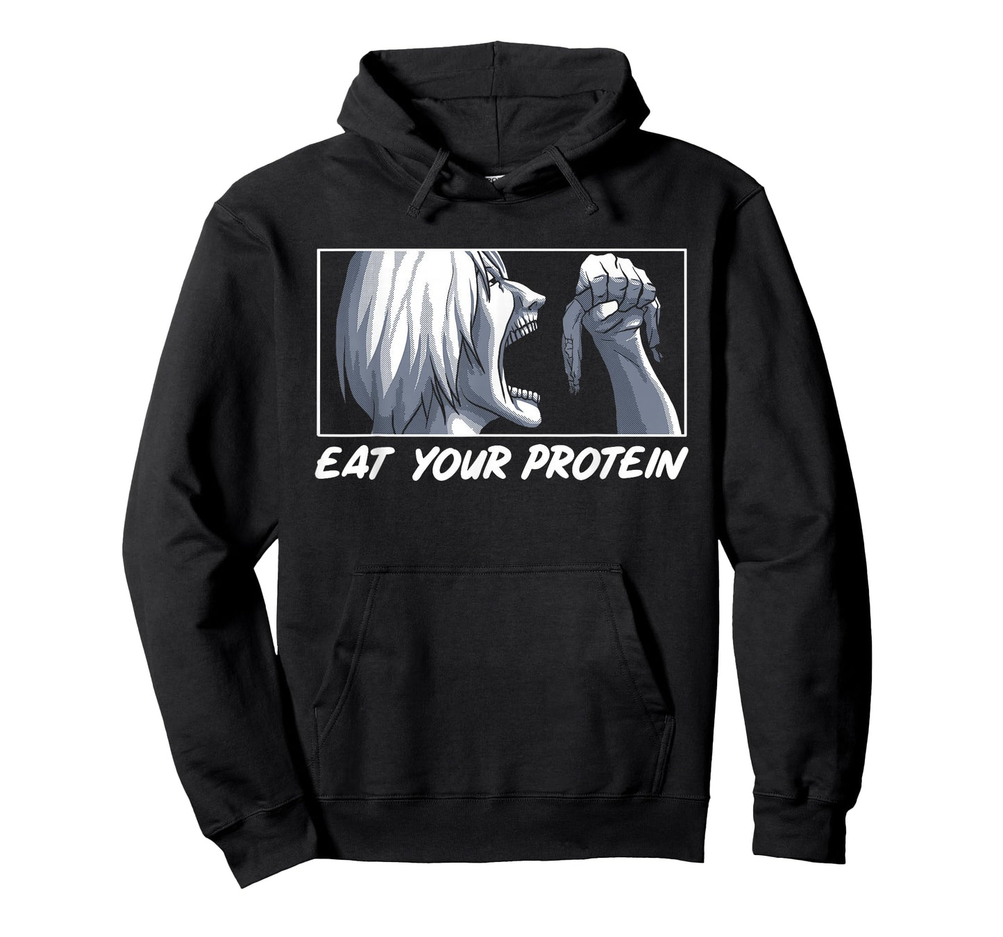 Eat Your Protein Anime Gym Manga Bodybuilding Fitness Anime T-Shirt