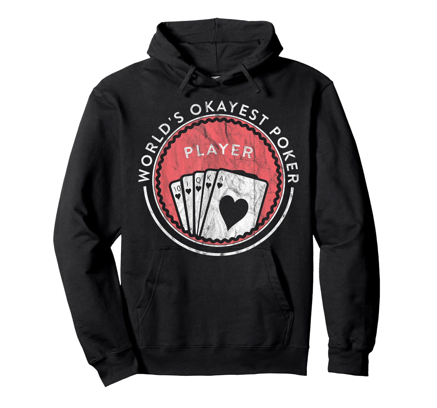 Funny Card Player World's Okayest Poker Player T-Shirt