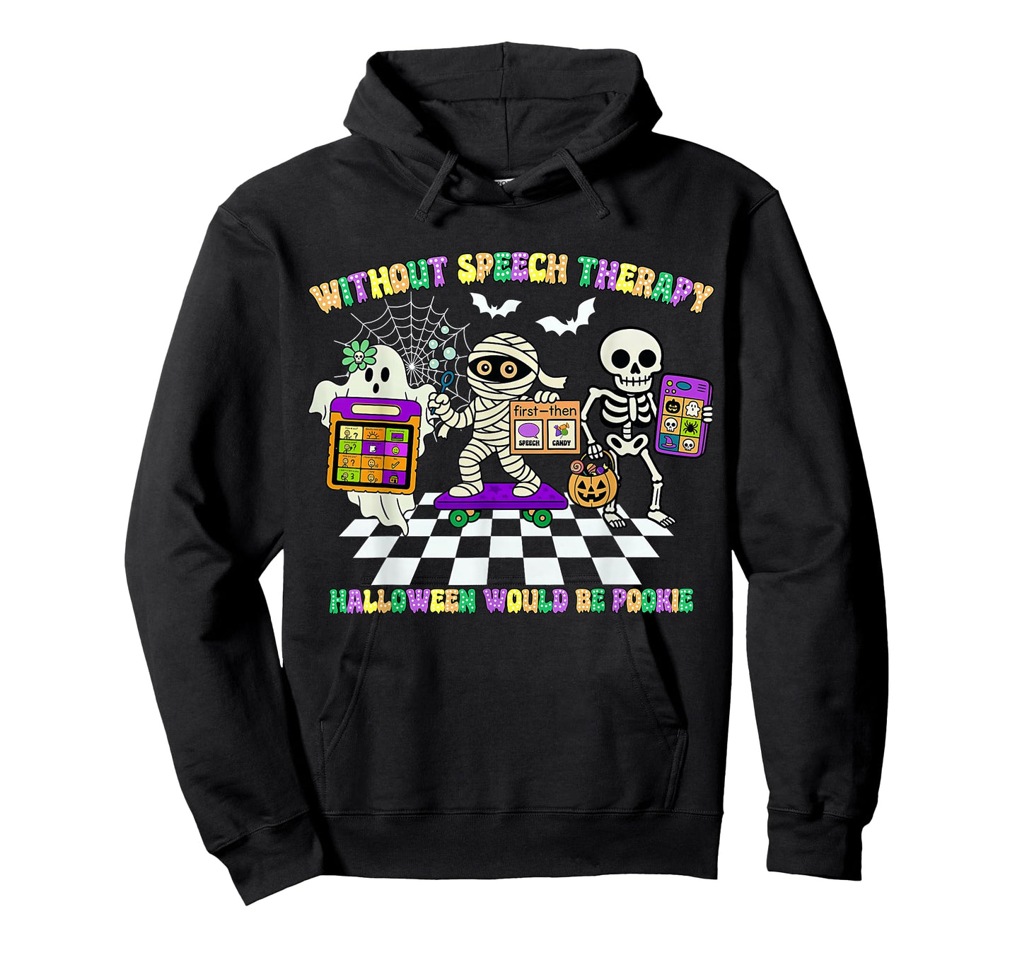 Trick Or Speech Halloween SLP Retro Speech Therapy Halloween T-Shirt