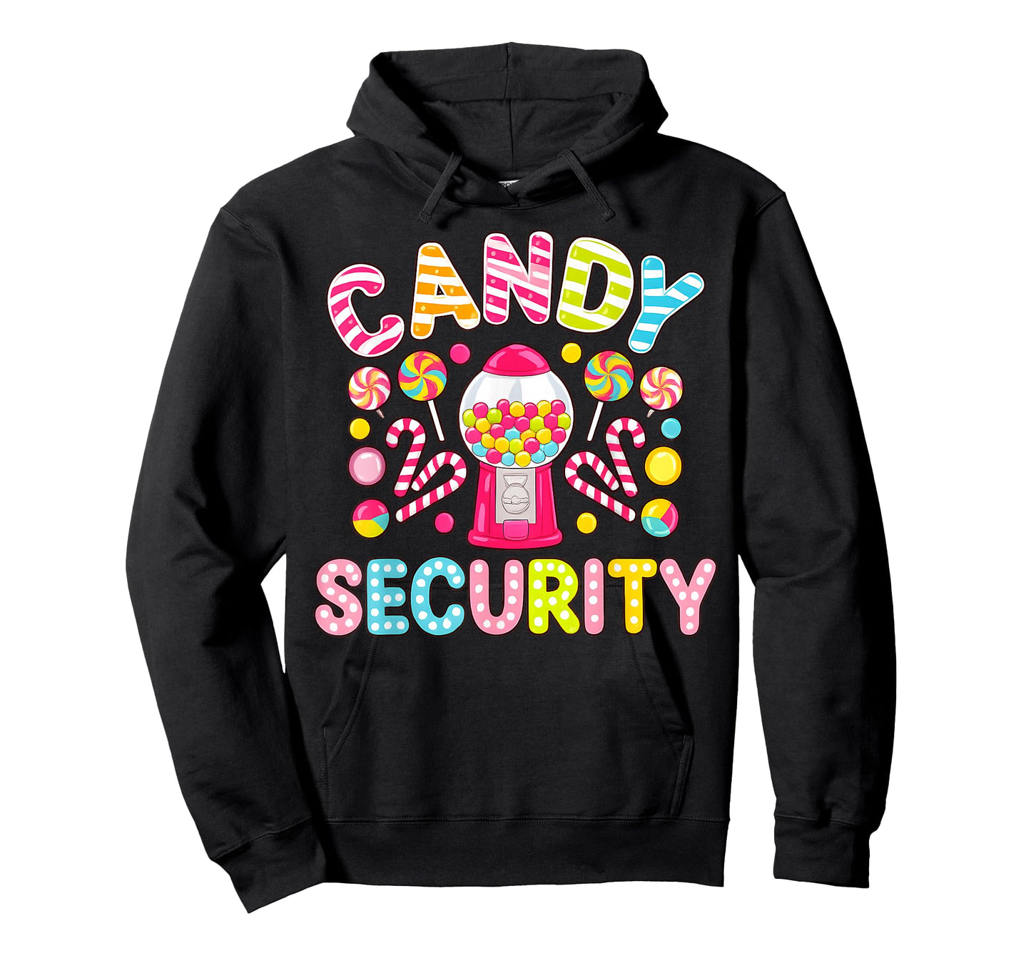 Candy Security Funny Candy Lovers Halloween Costume T-Shirt