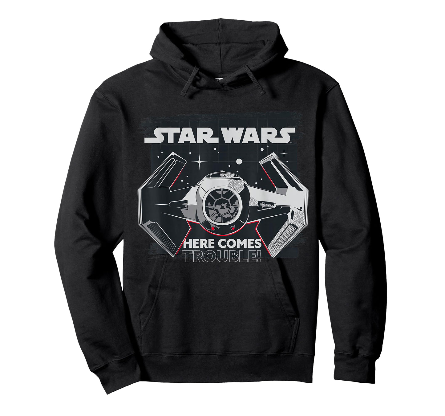 Star Wars Classic Empire TIE Fighter Here Comes Trouble T-Shirt