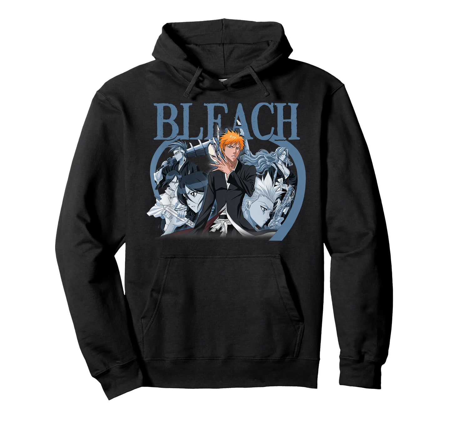 Bleach Ichigo with Blue Toned Group Color Anime T-Shirt