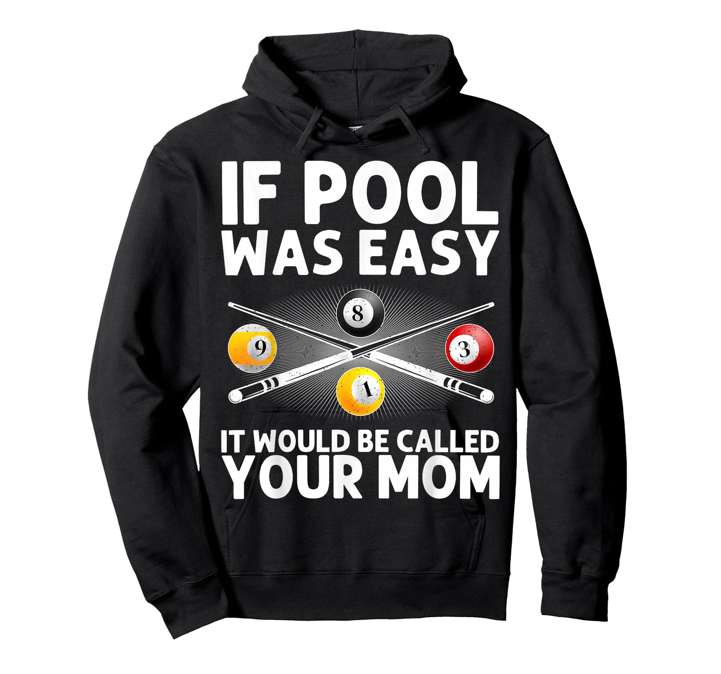 Best Pool Design for Men Women Billiards Lover Pool Player T-Shirt